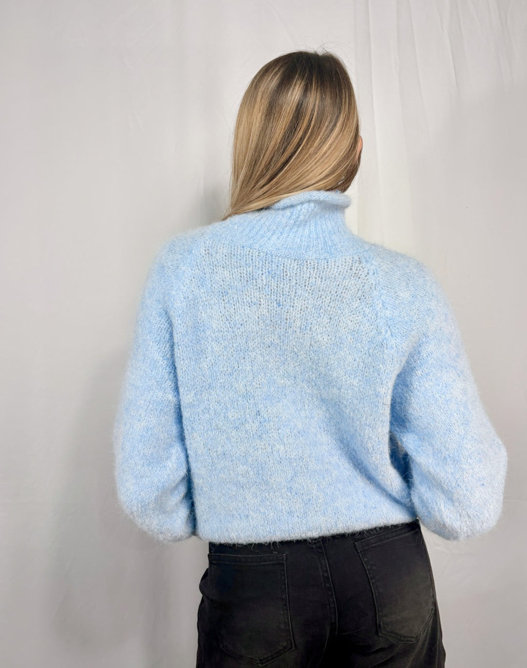 Maglione cozy collo alto