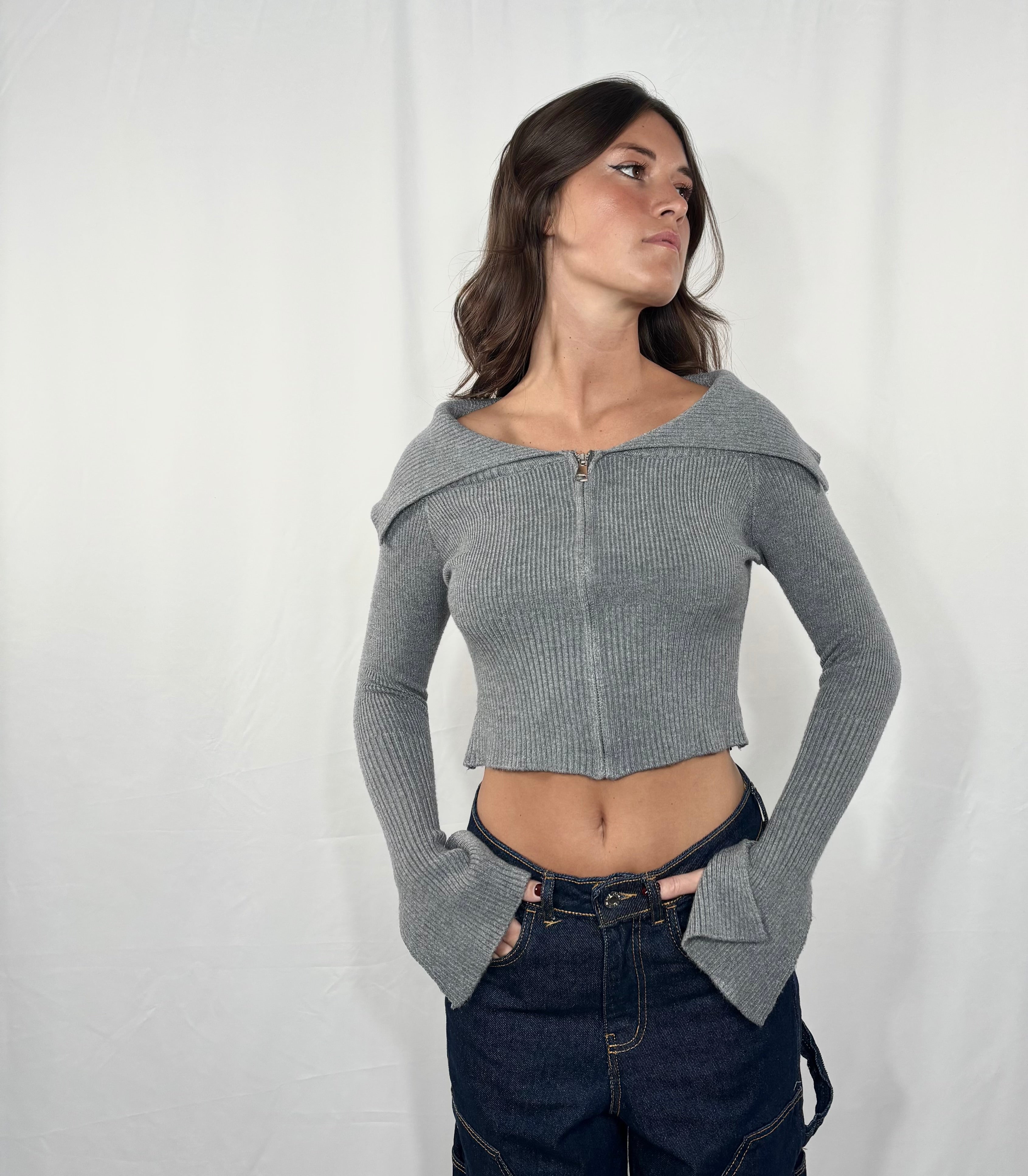 Maglioncino Baby Grey