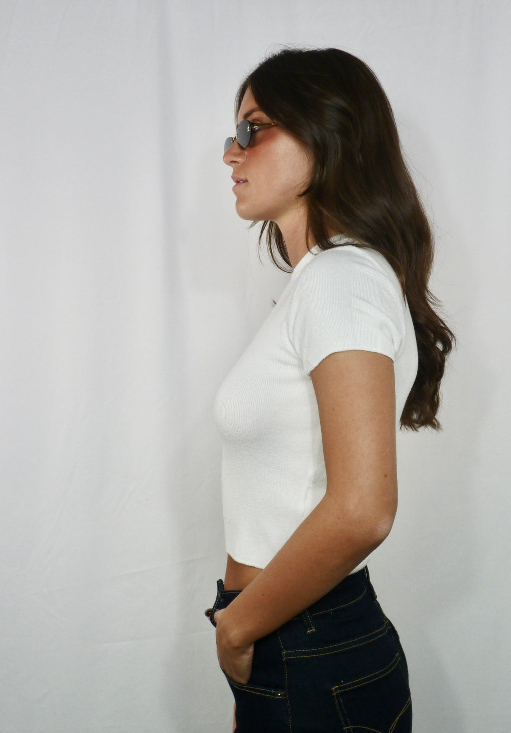 T-shirt in maglina White