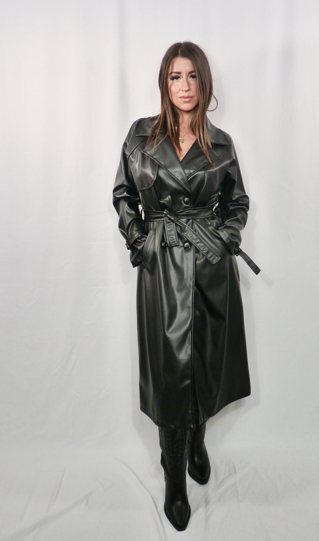 Trench ecopelle Black