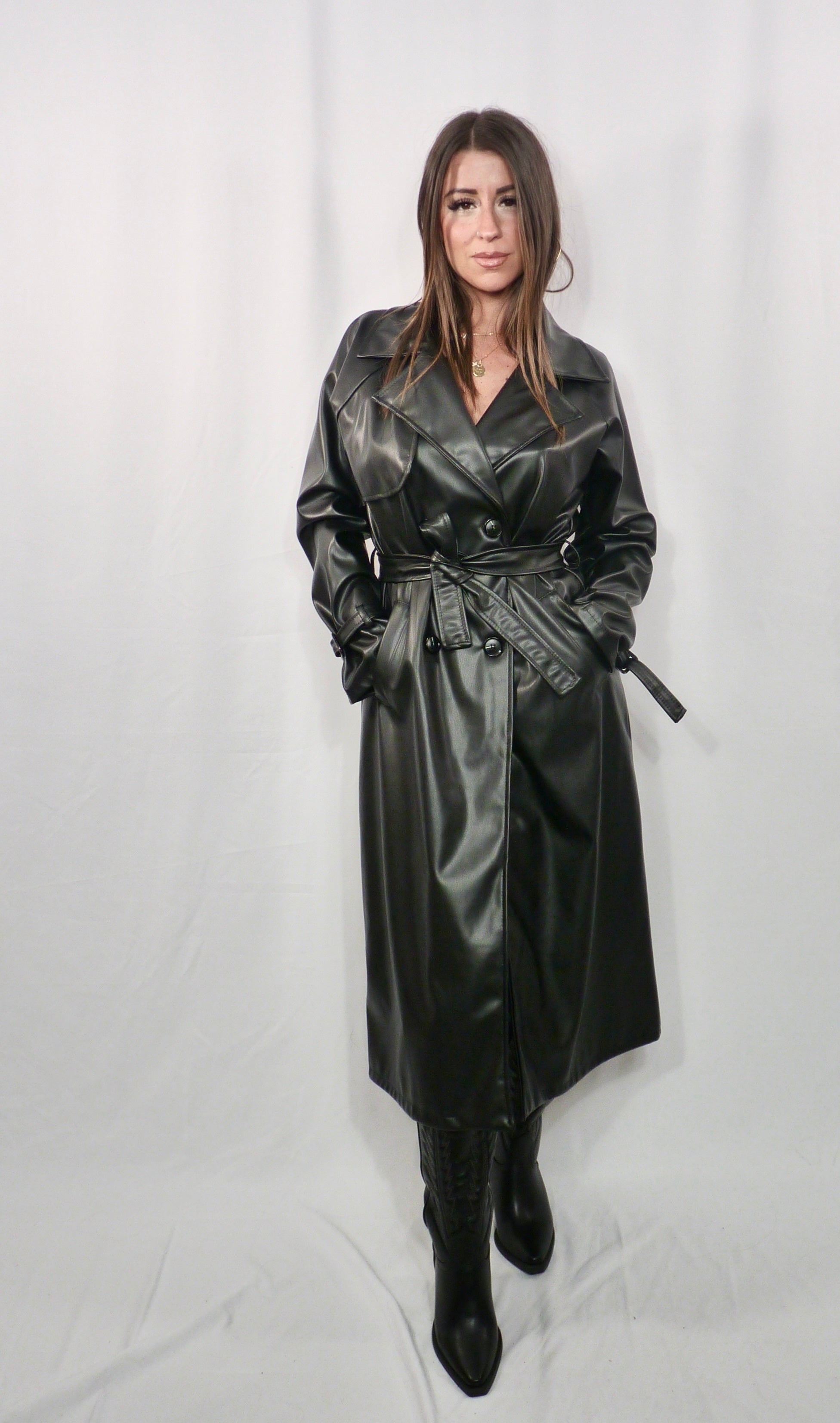 Trench ecopelle Black