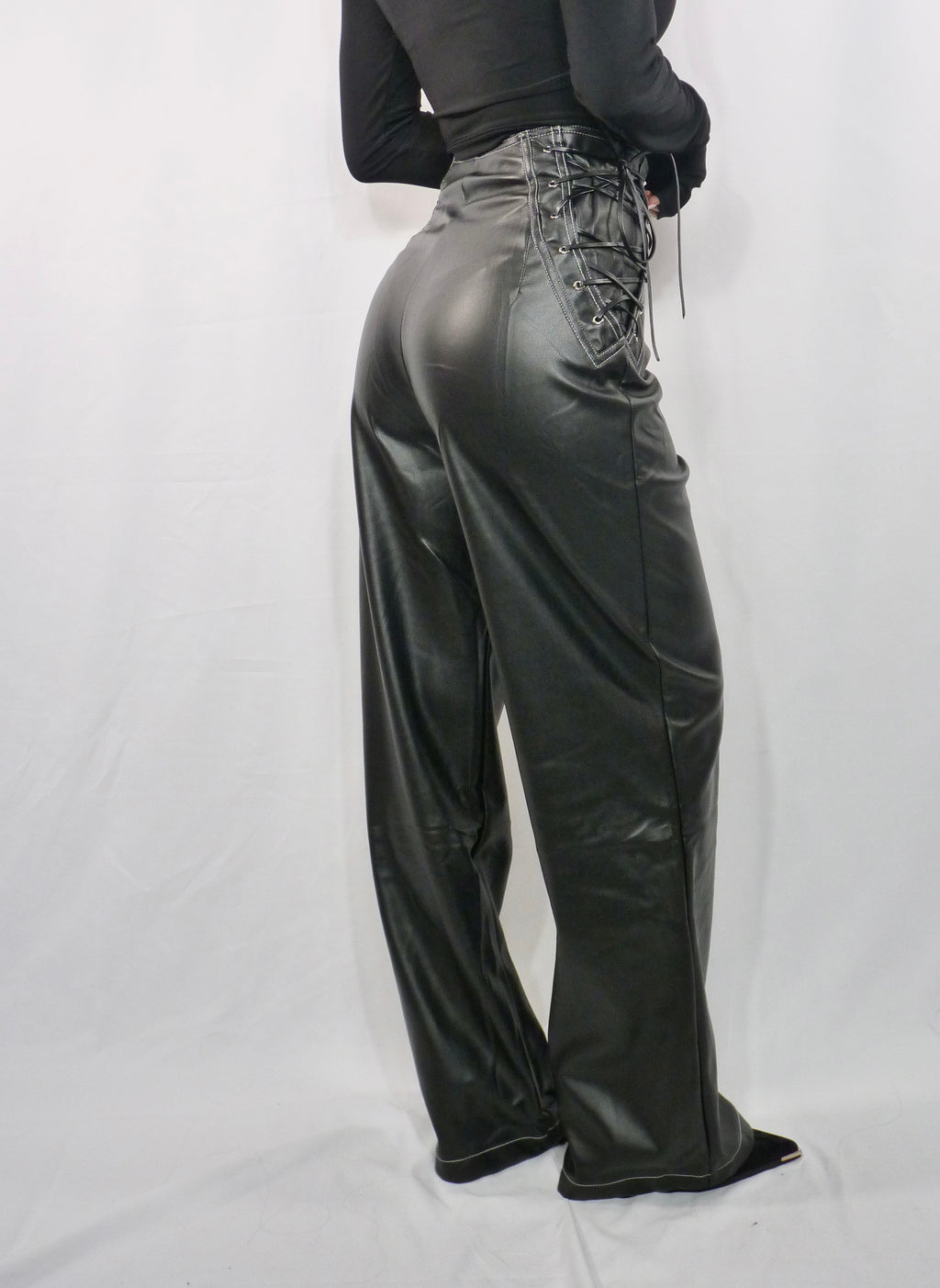 Pantalone Lace ecopelle