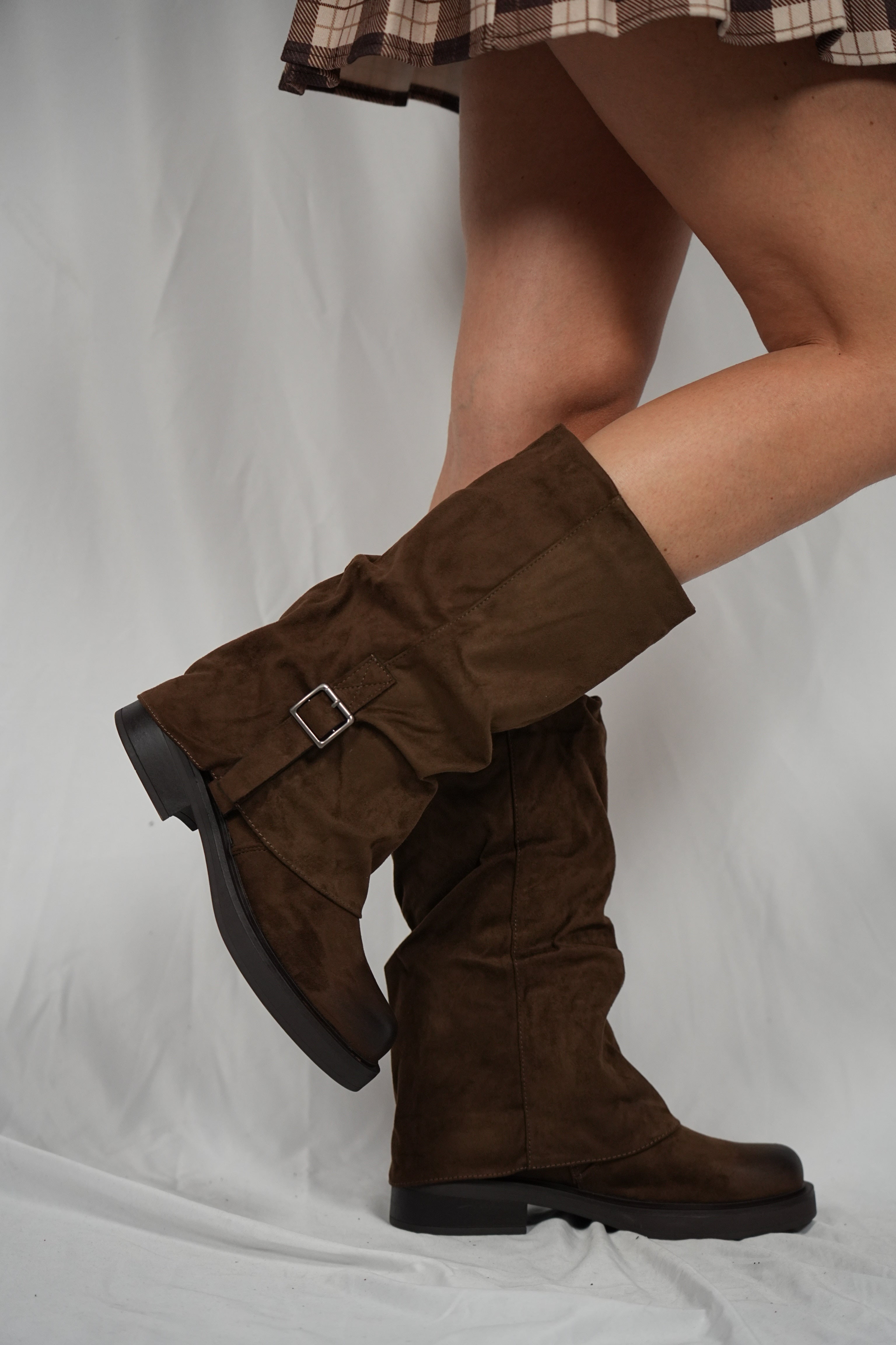 Stivale Lace Mid Brown