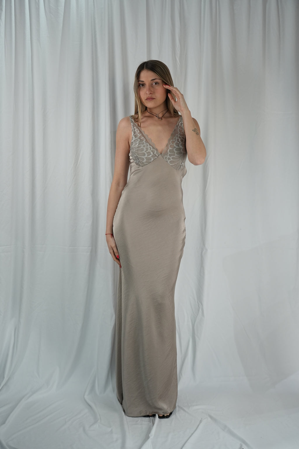 Dress Satin Lace