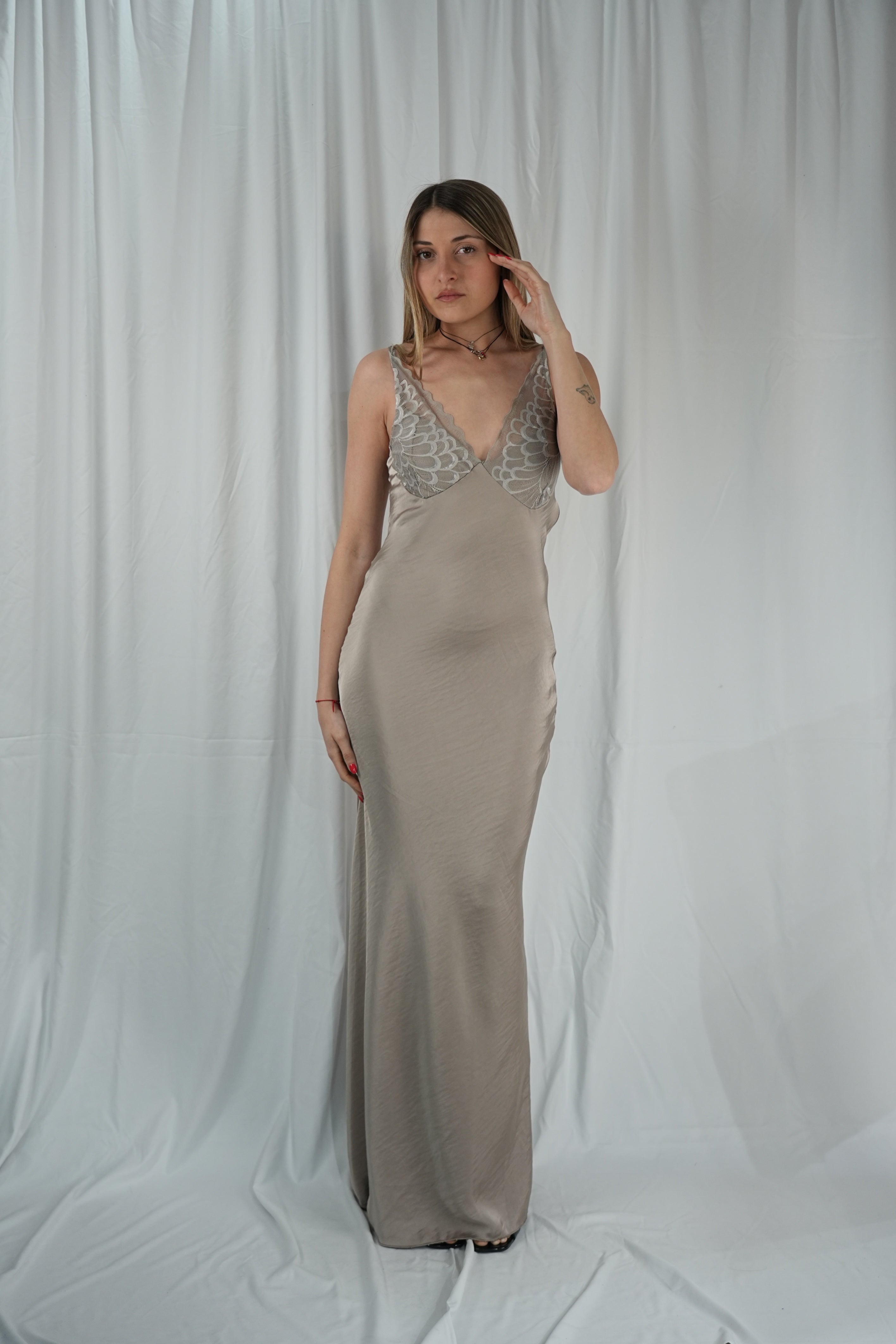 Dress Satin Lace