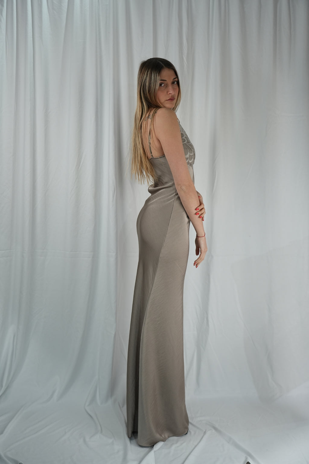 Dress Satin Lace