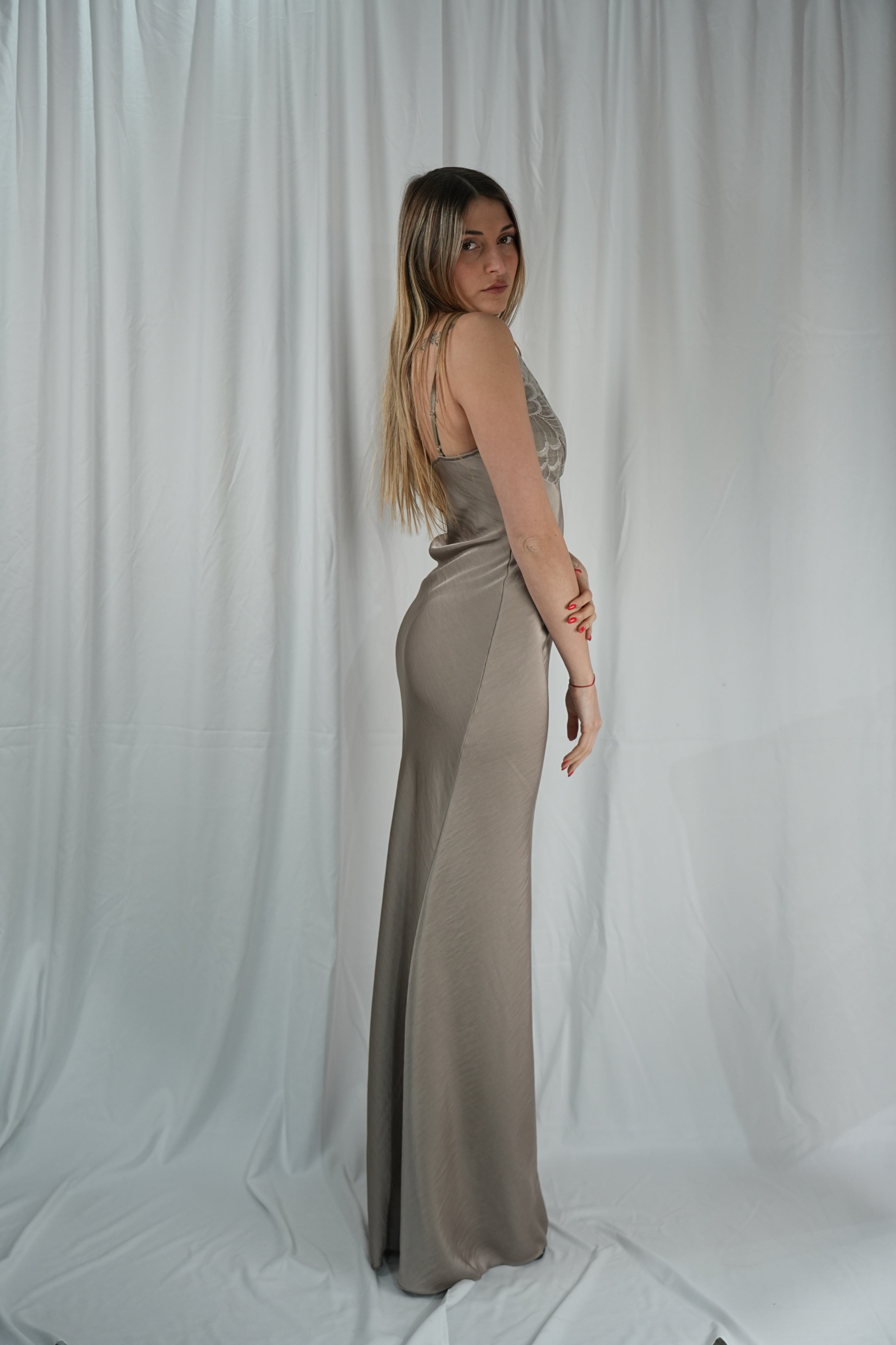 Dress Satin Lace