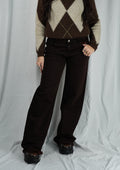Jeans Palazzo Choco Warm