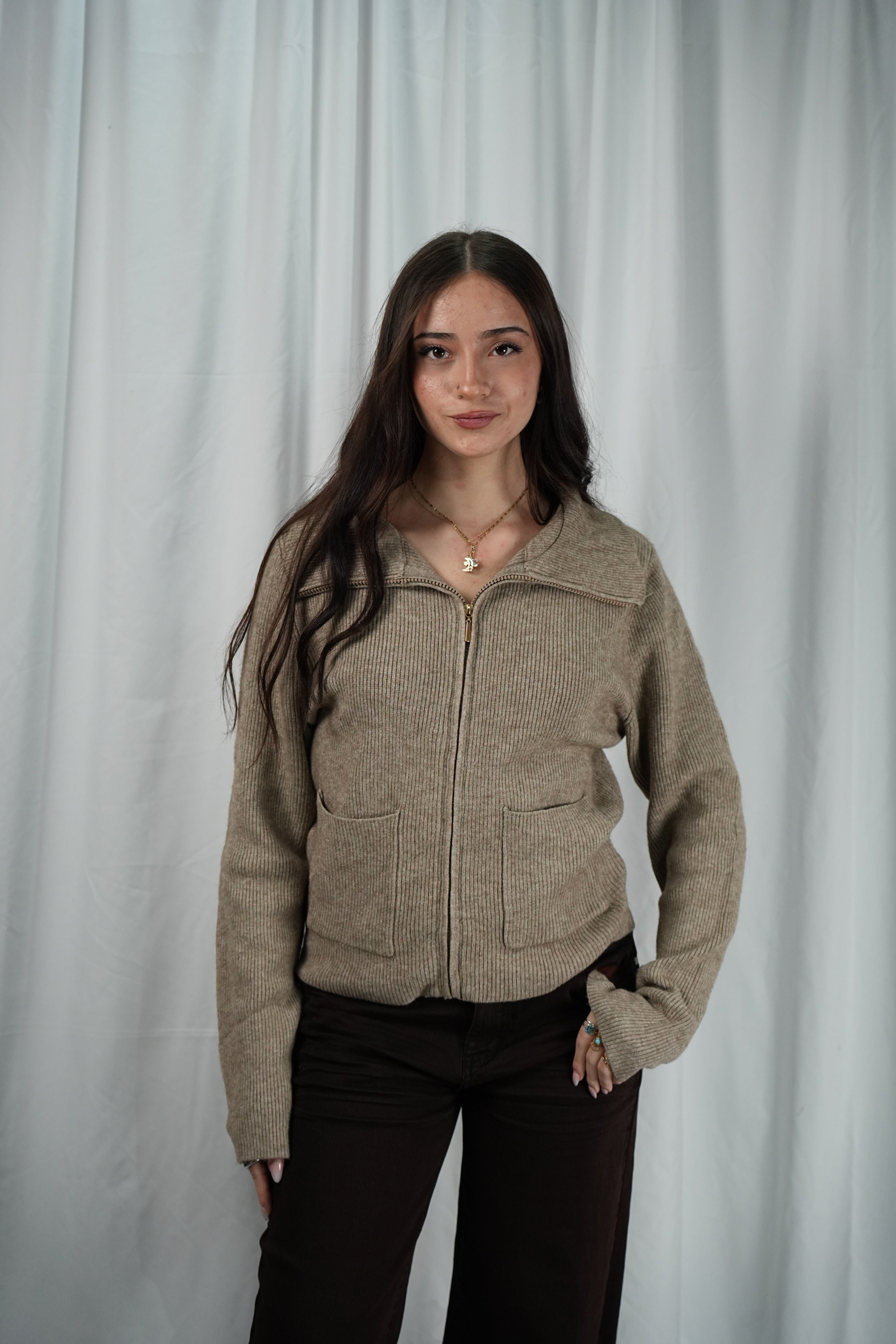 Maglione Sissy con zip