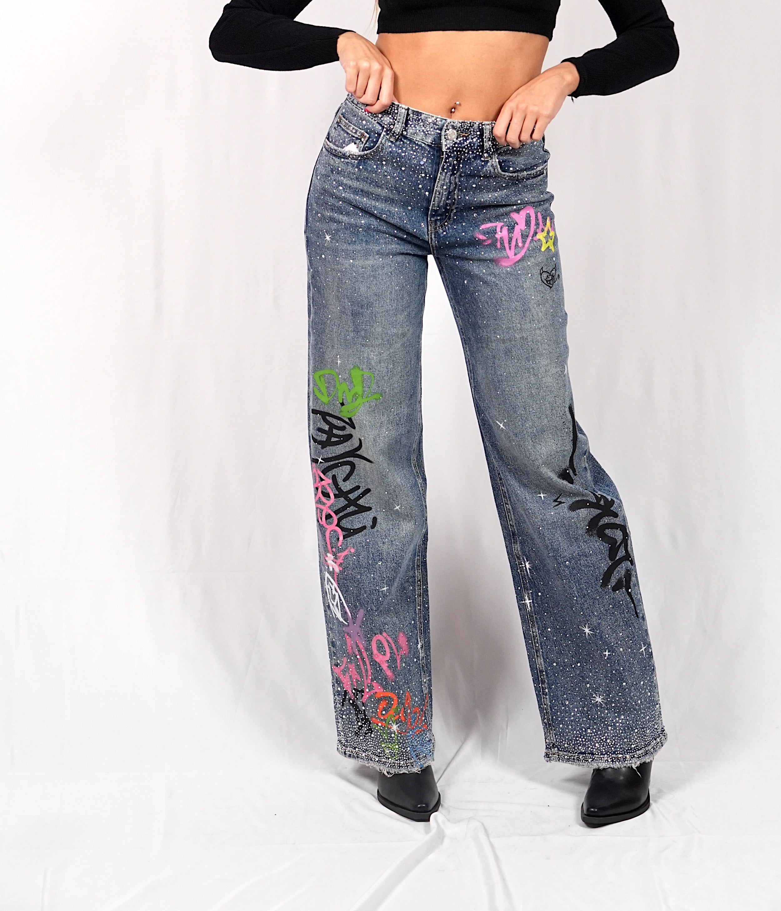 Jeans Graffiti Star