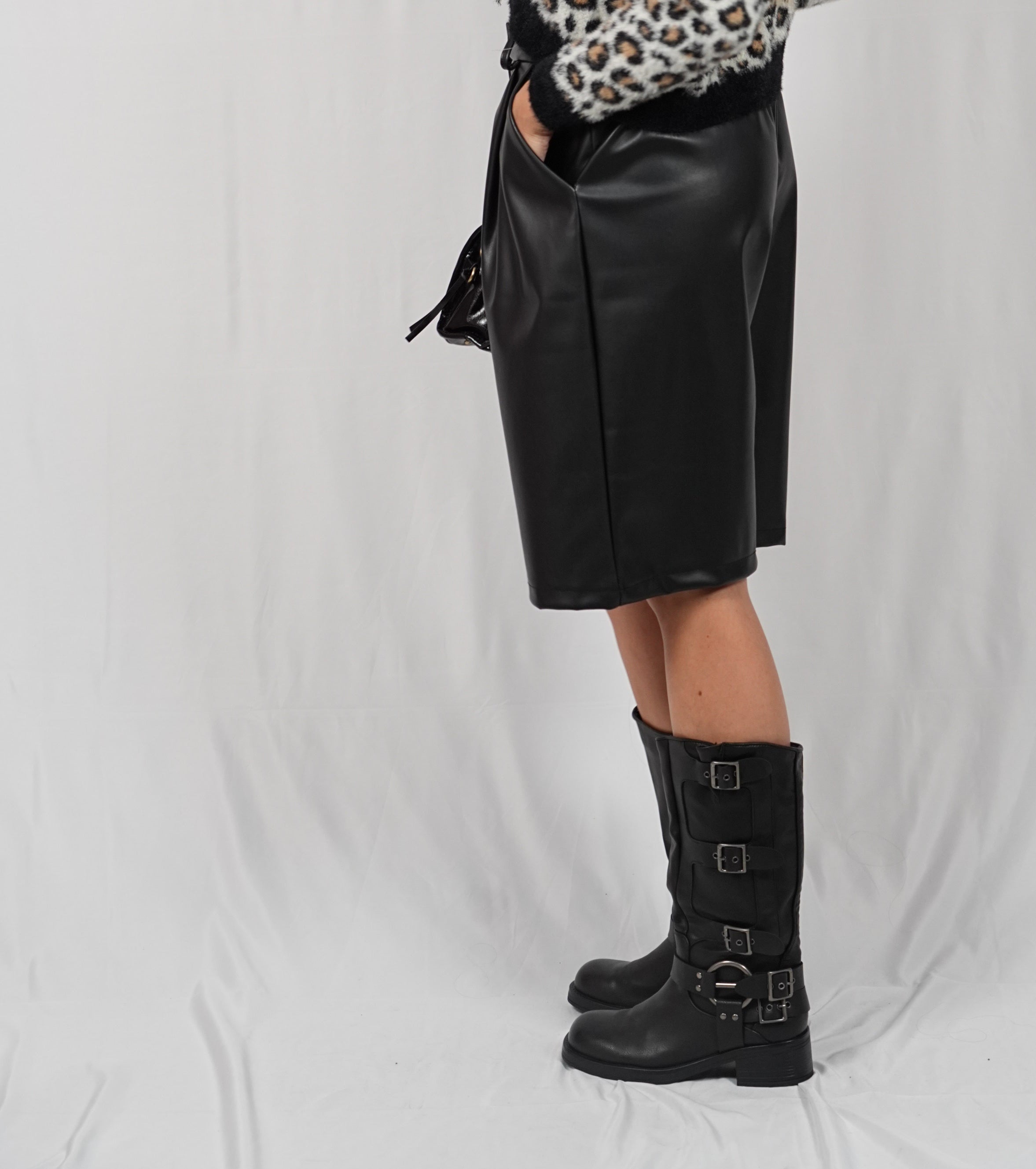 Bermuda ecopelle Black