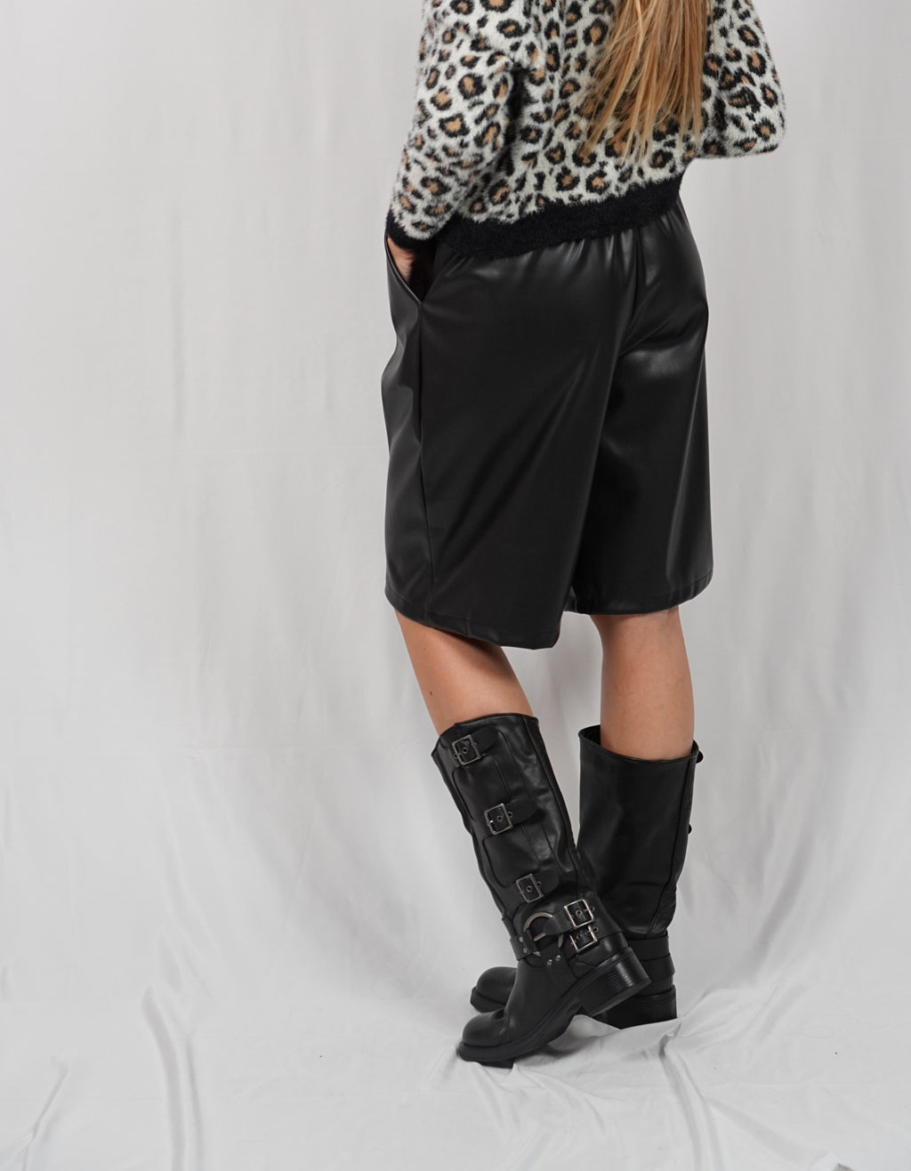 Bermuda ecopelle Black