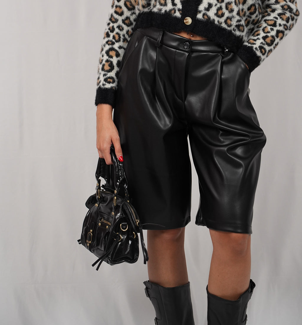 Bermuda ecopelle Black