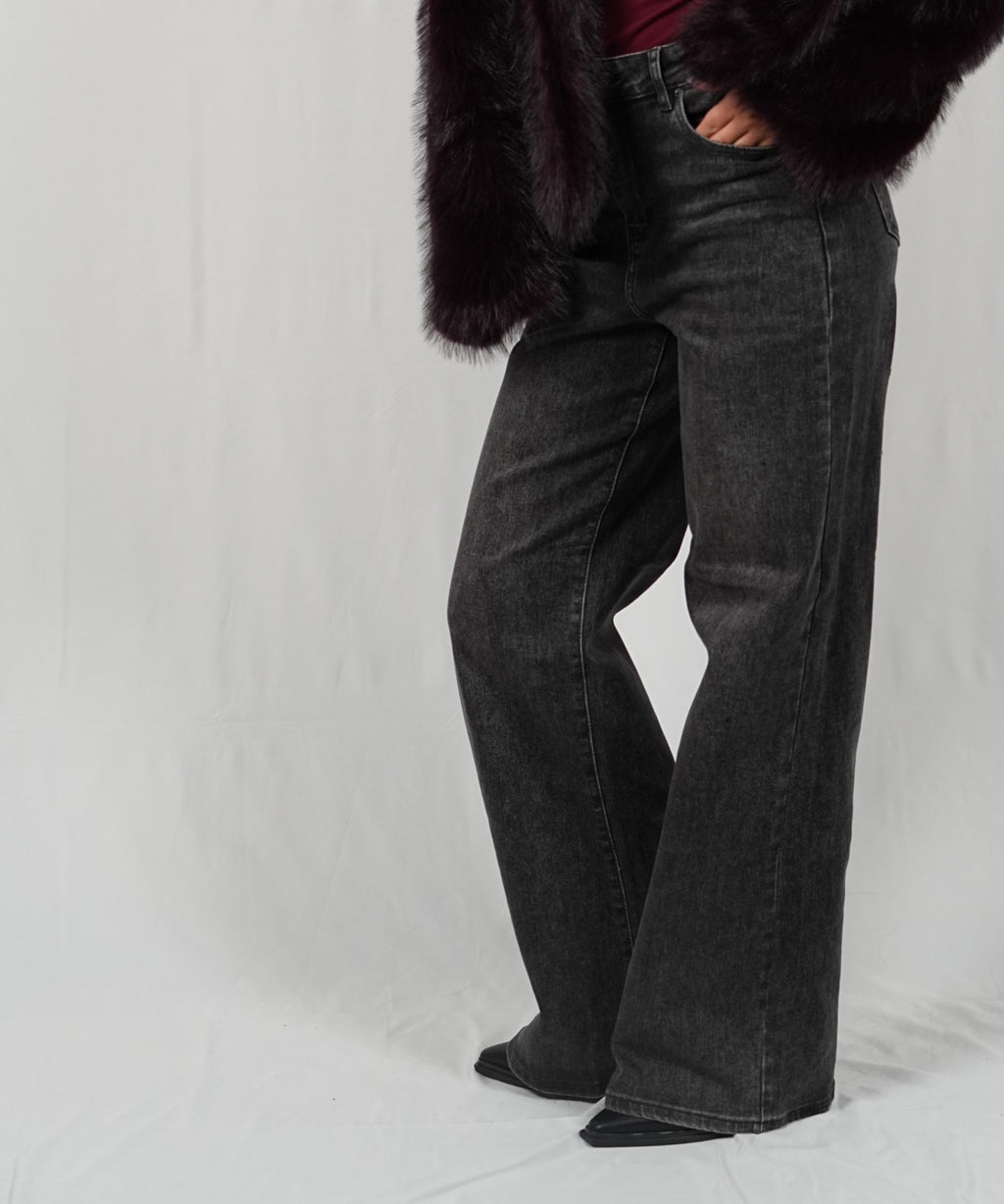 Jeans straight fit Black