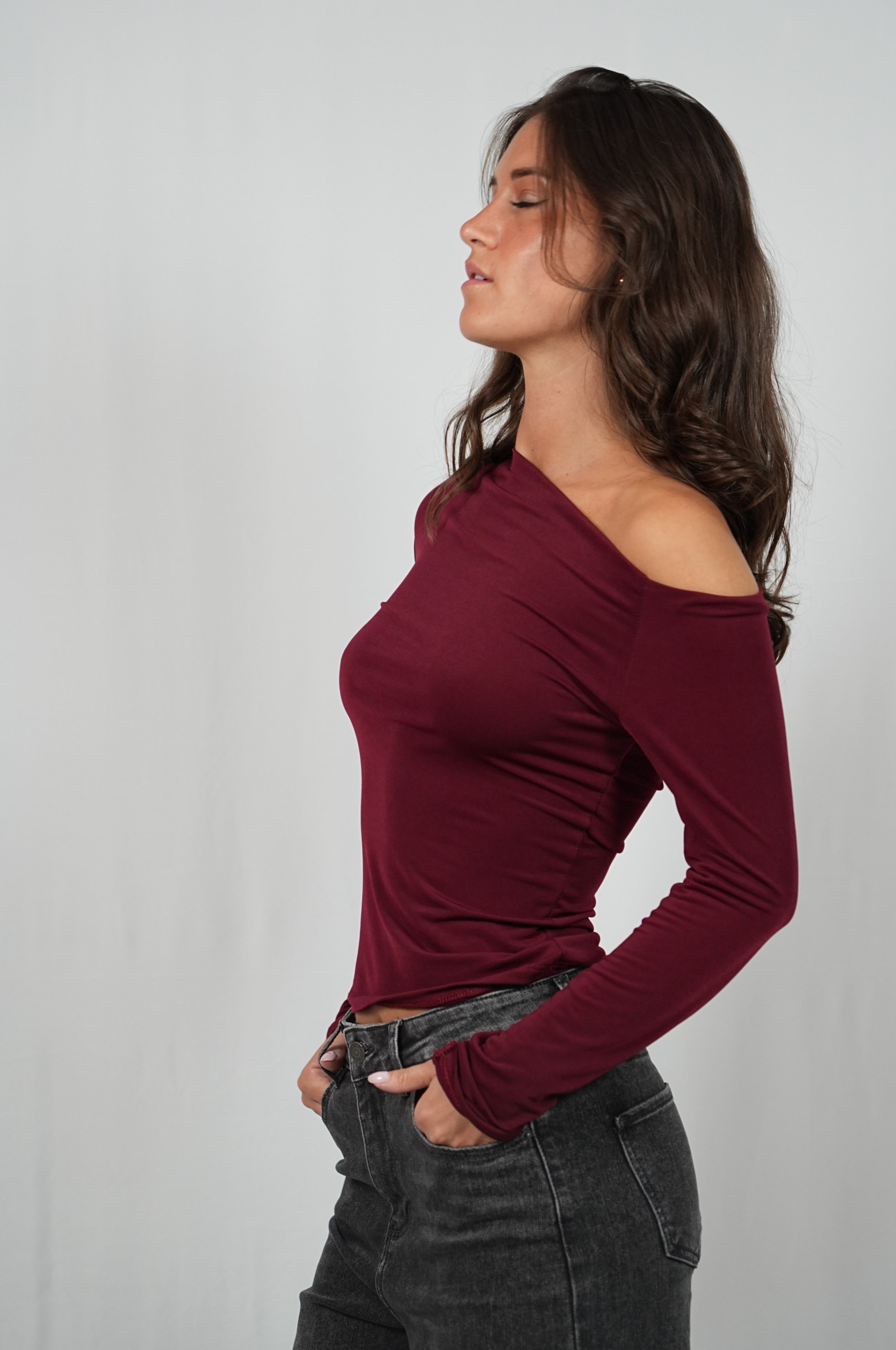 Maglia Layla Bordeaux