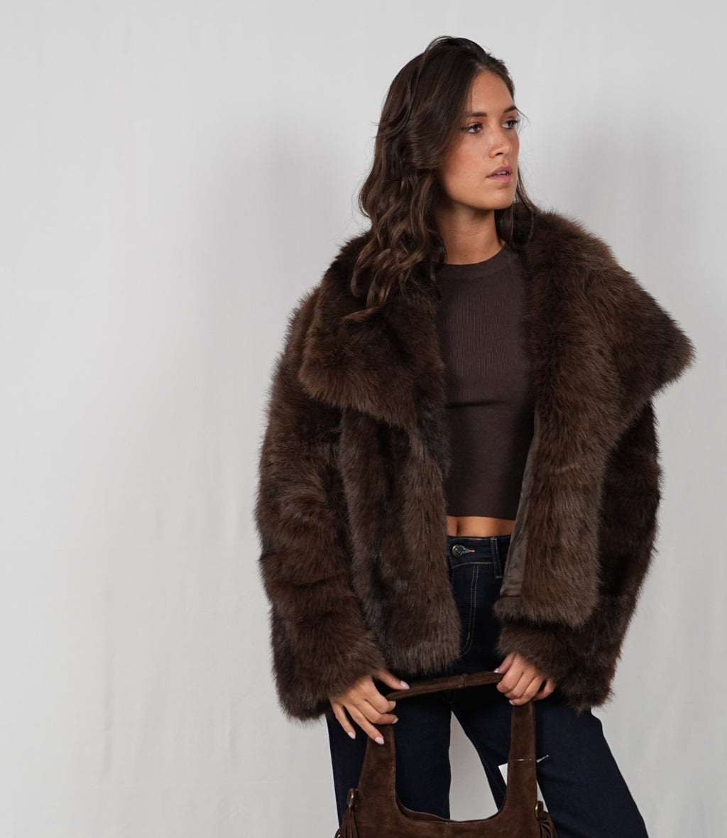 Pelliccia Mocha Brown