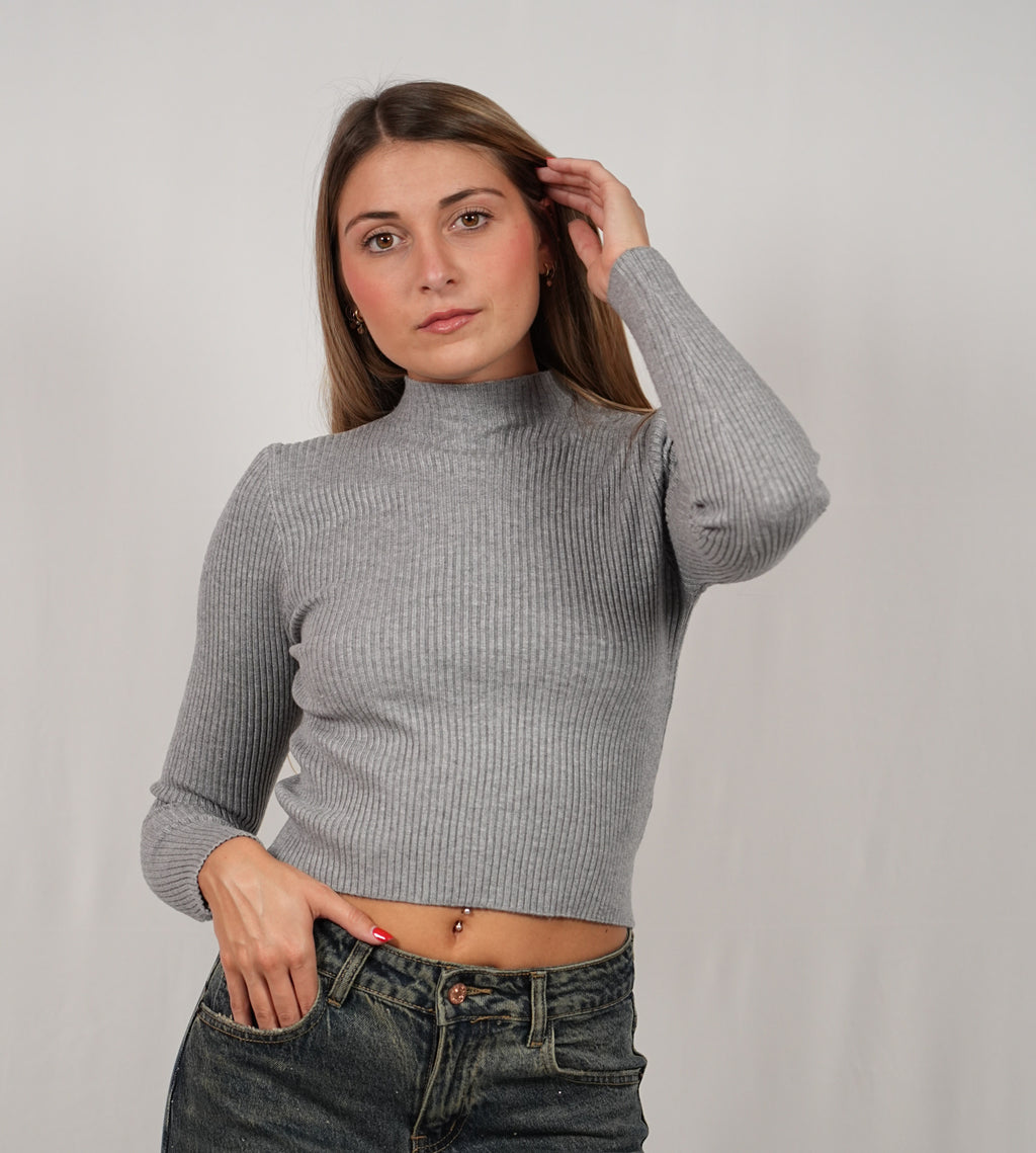 Maglioncino lupetto Grey