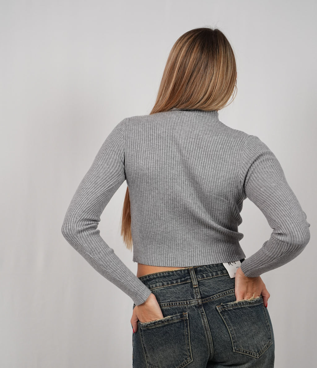 Maglioncino lupetto Grey