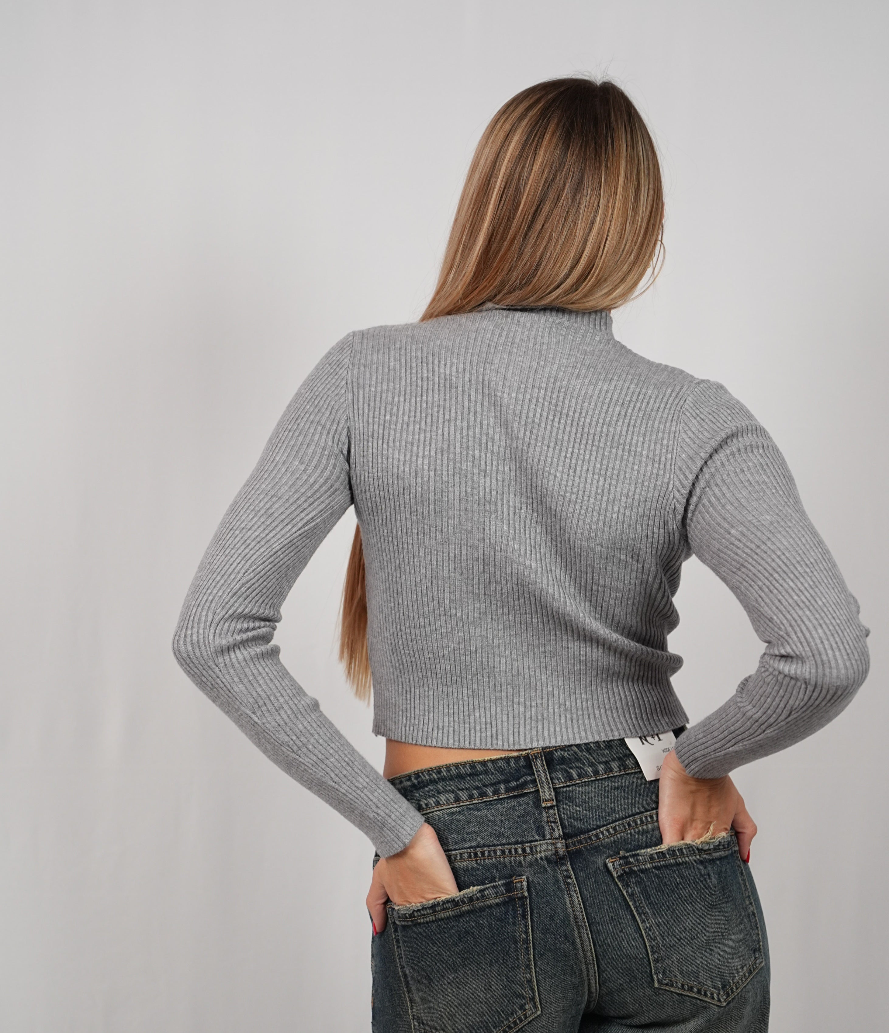 Maglioncino lupetto Grey