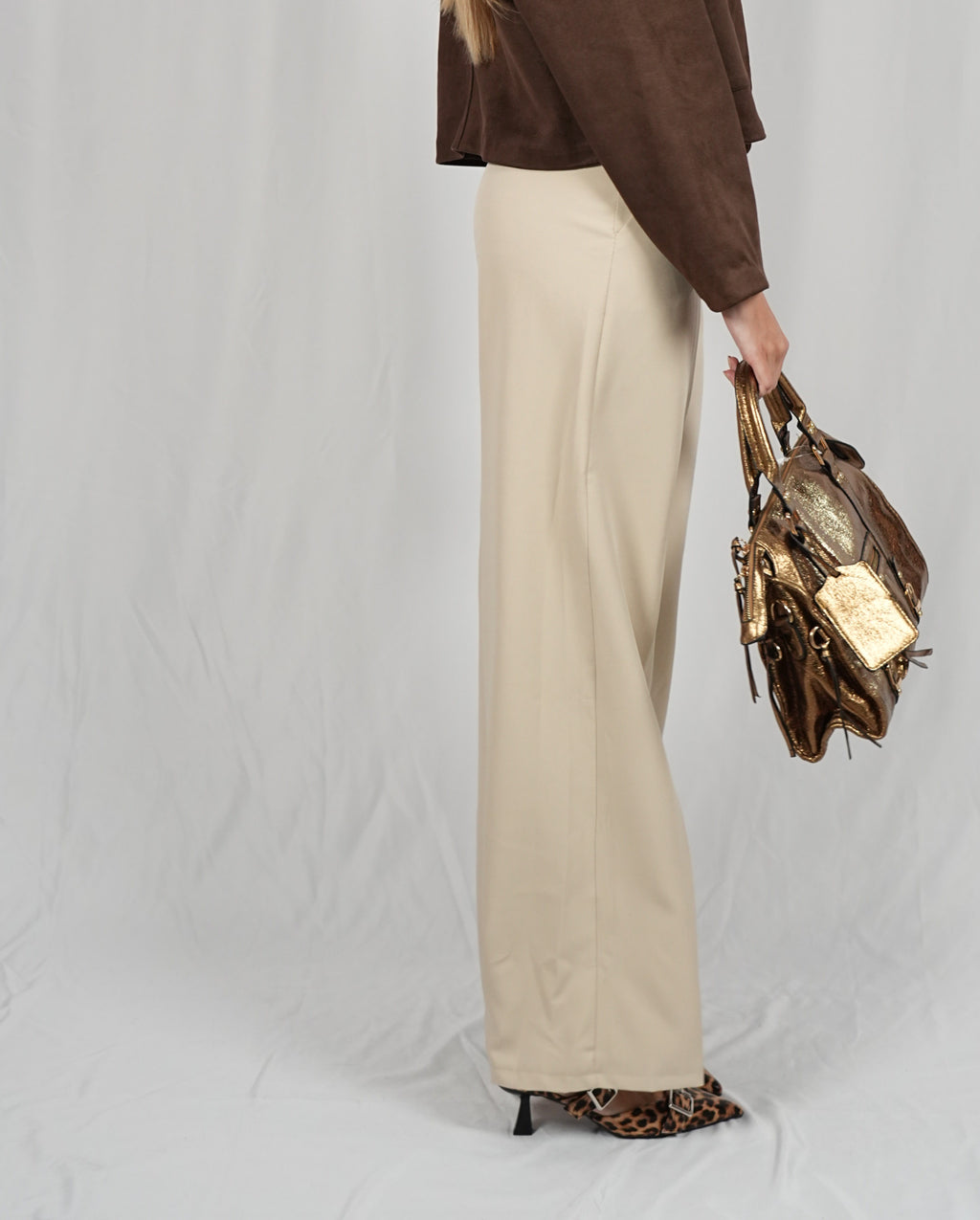 Pantalone elegant Beige
