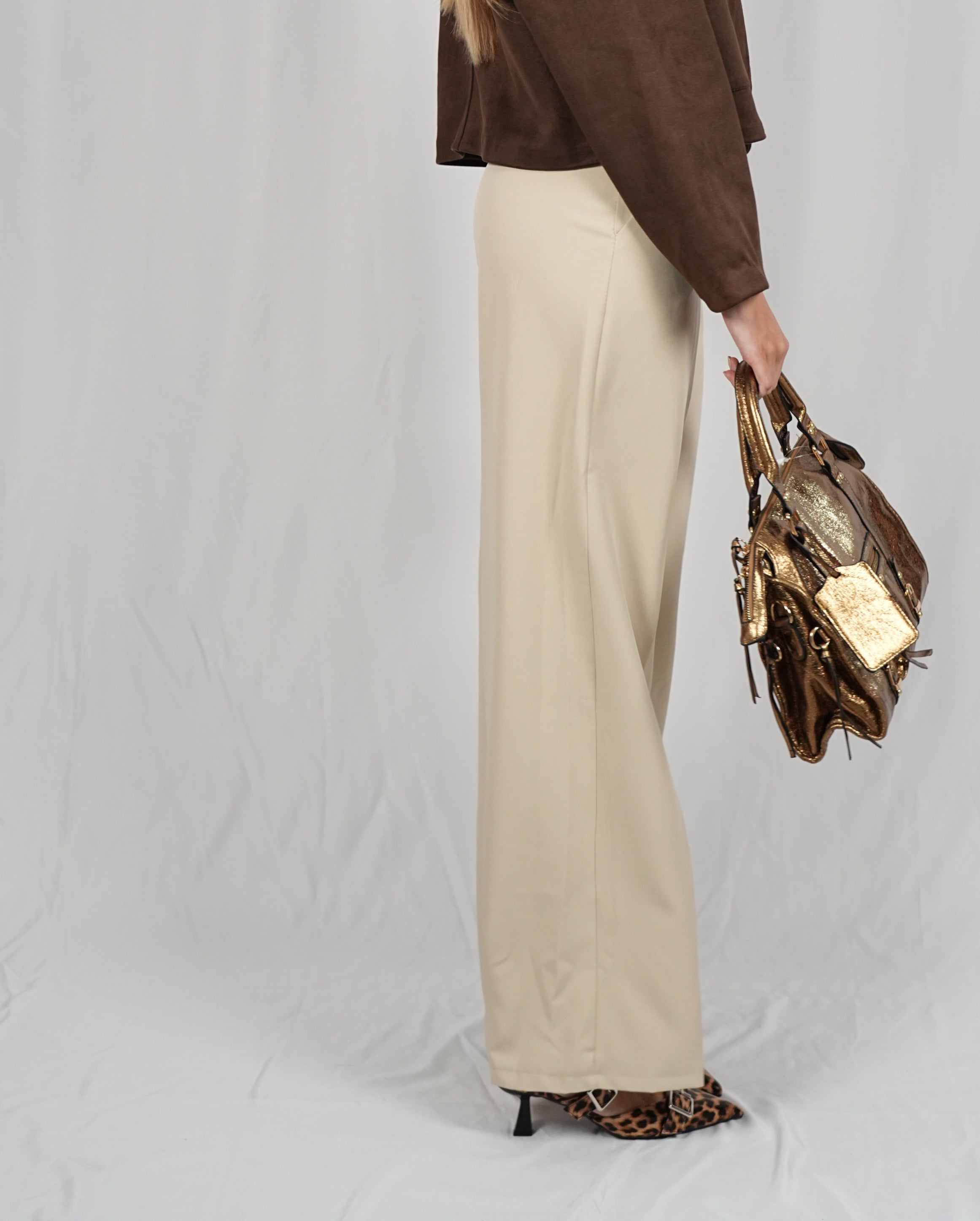 Pantalone elegant Beige