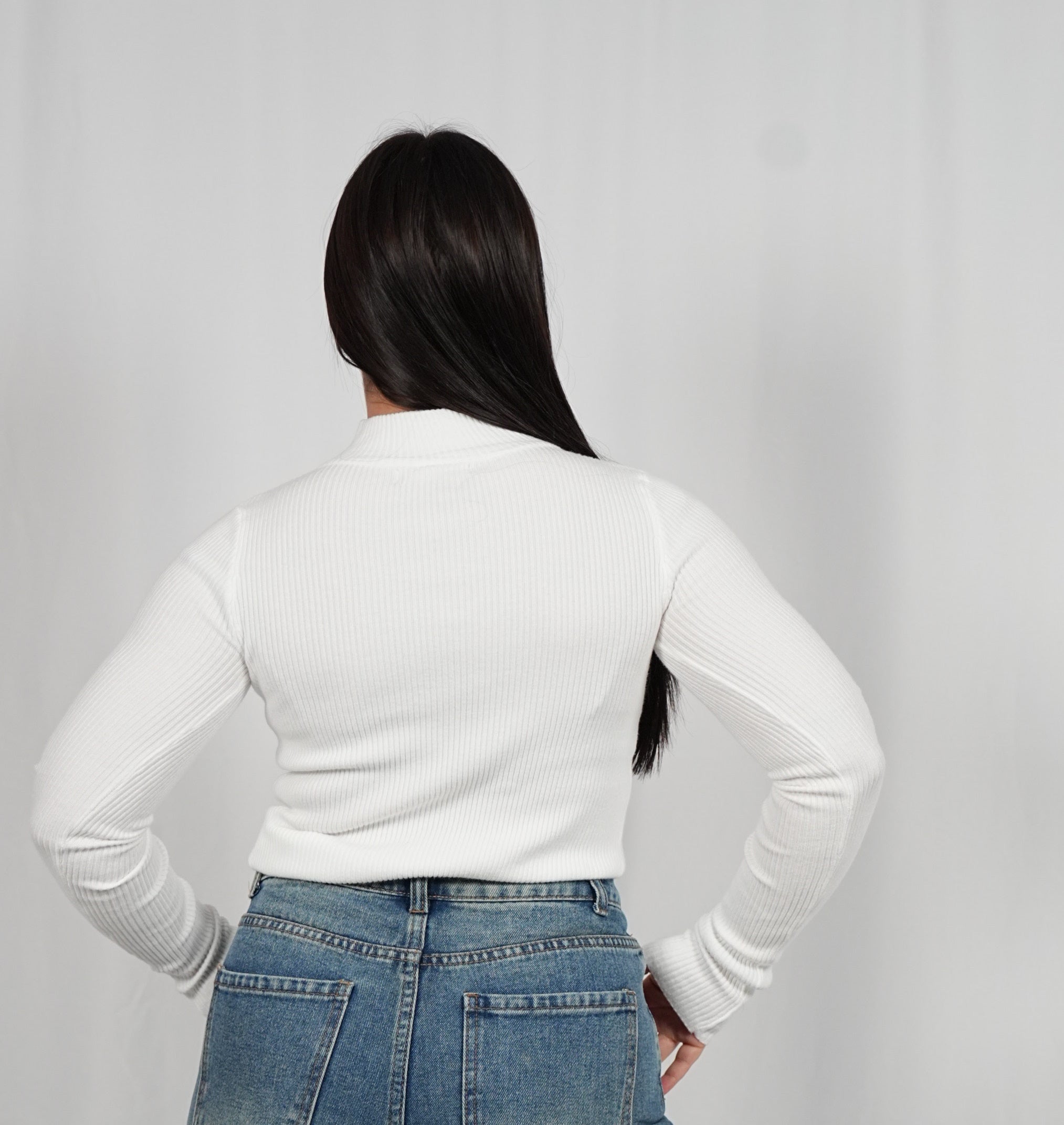 Maglioncino Neck White