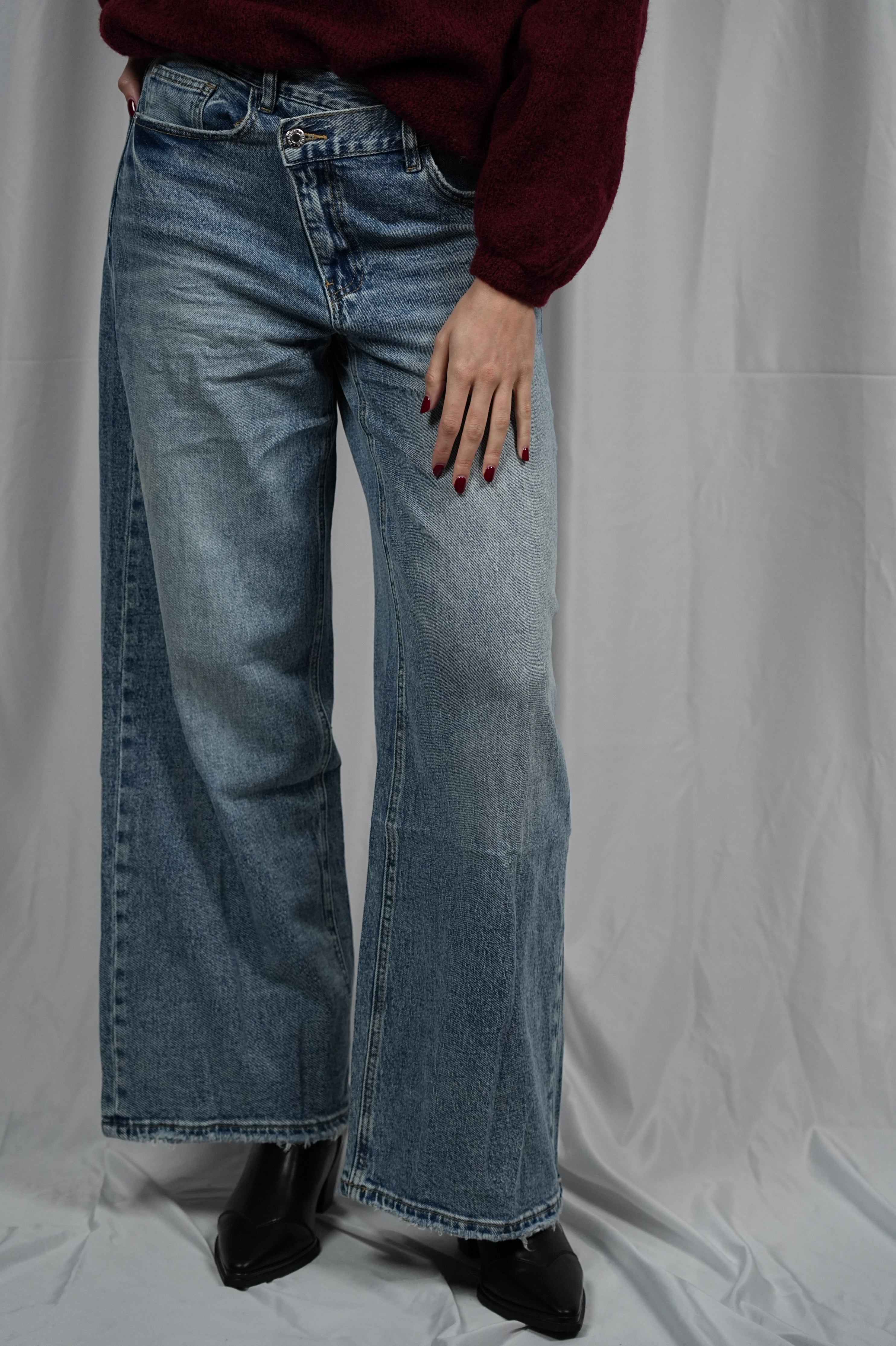 Jeans Palazzo Crossed