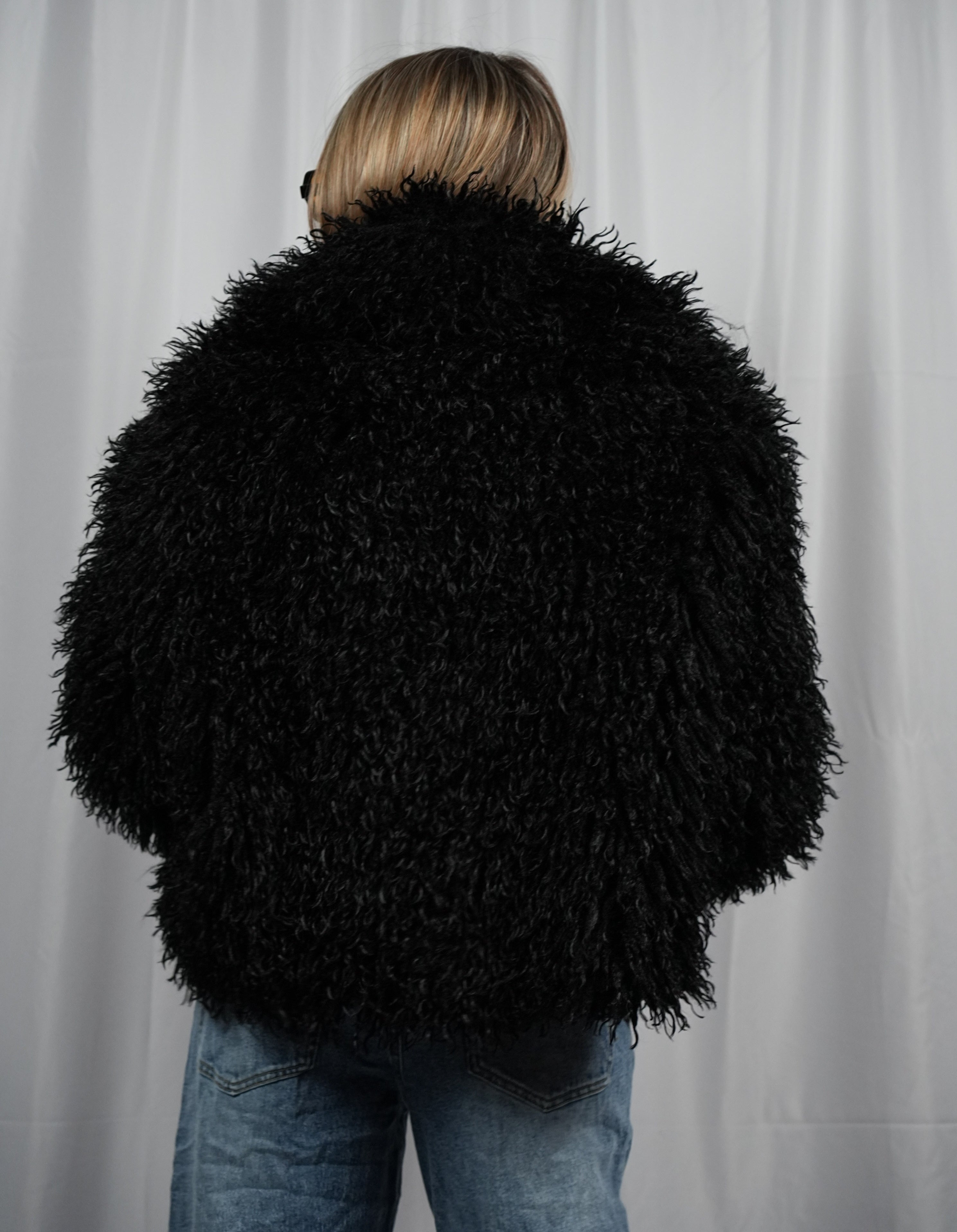 Pelliccia Fluffy Black