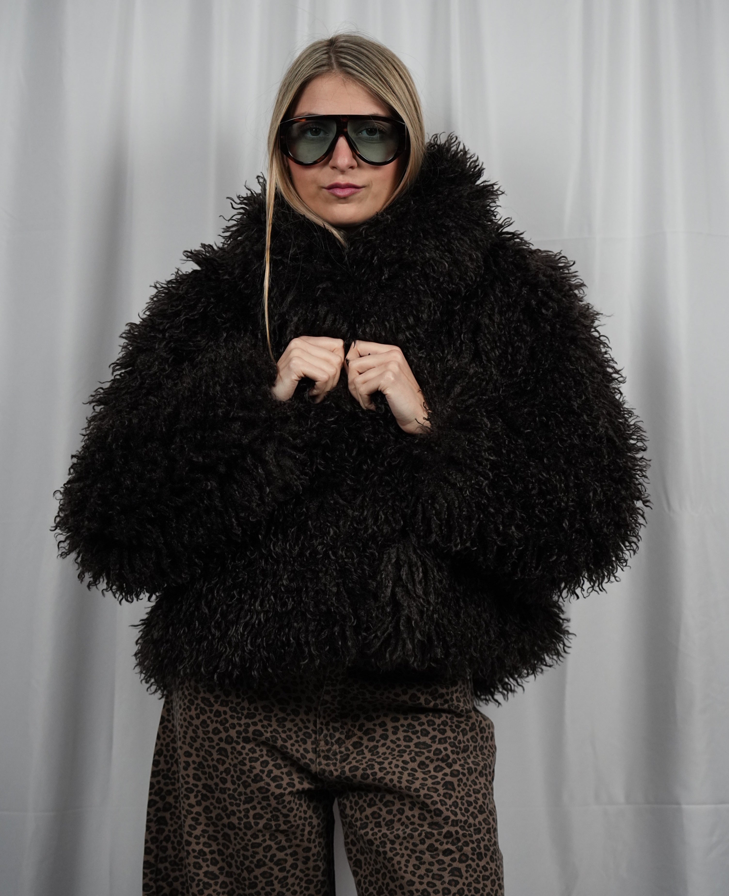 Pelliccia Fluffy Brown