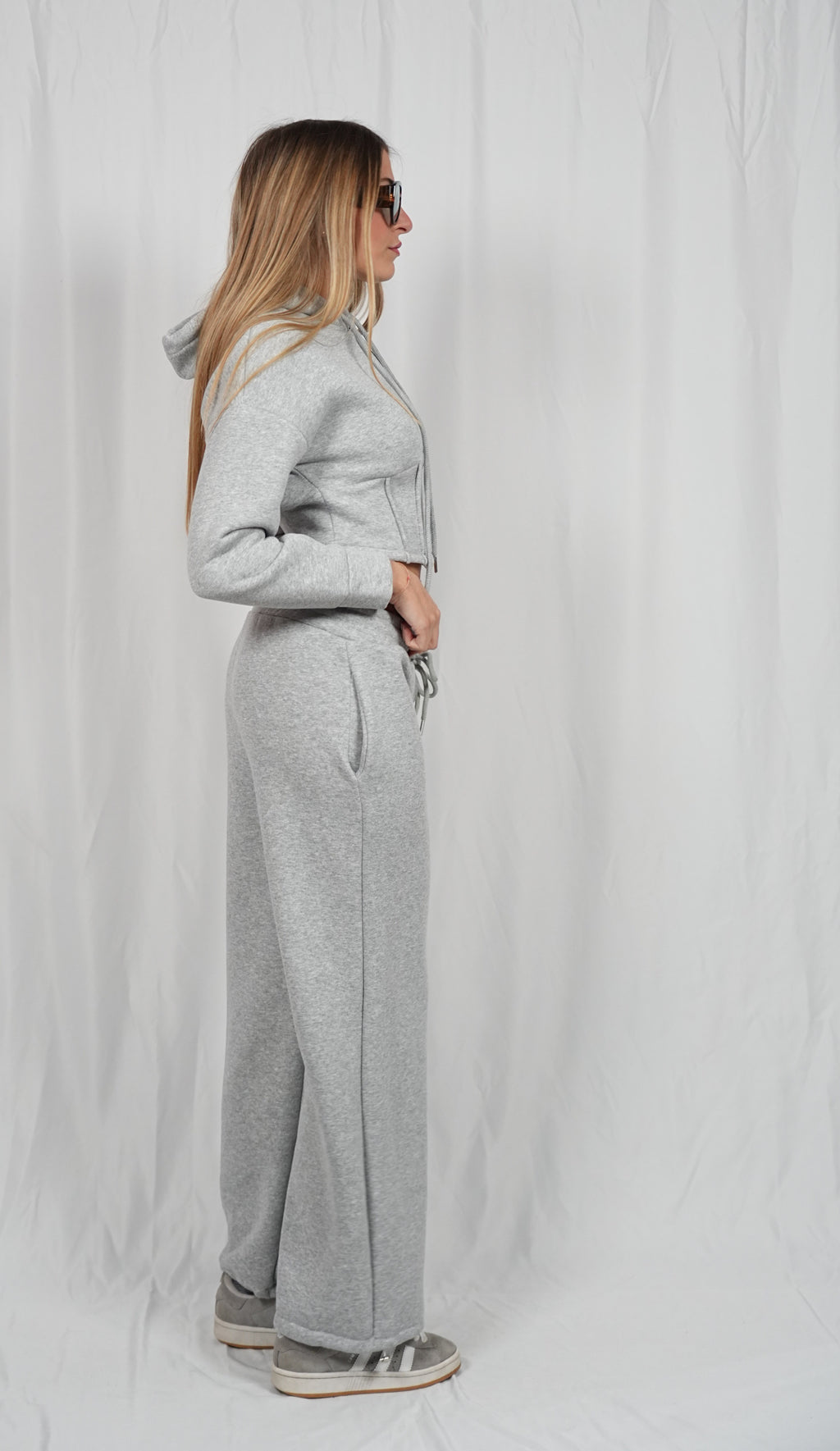 Coordinato Tuta Cherry Grey