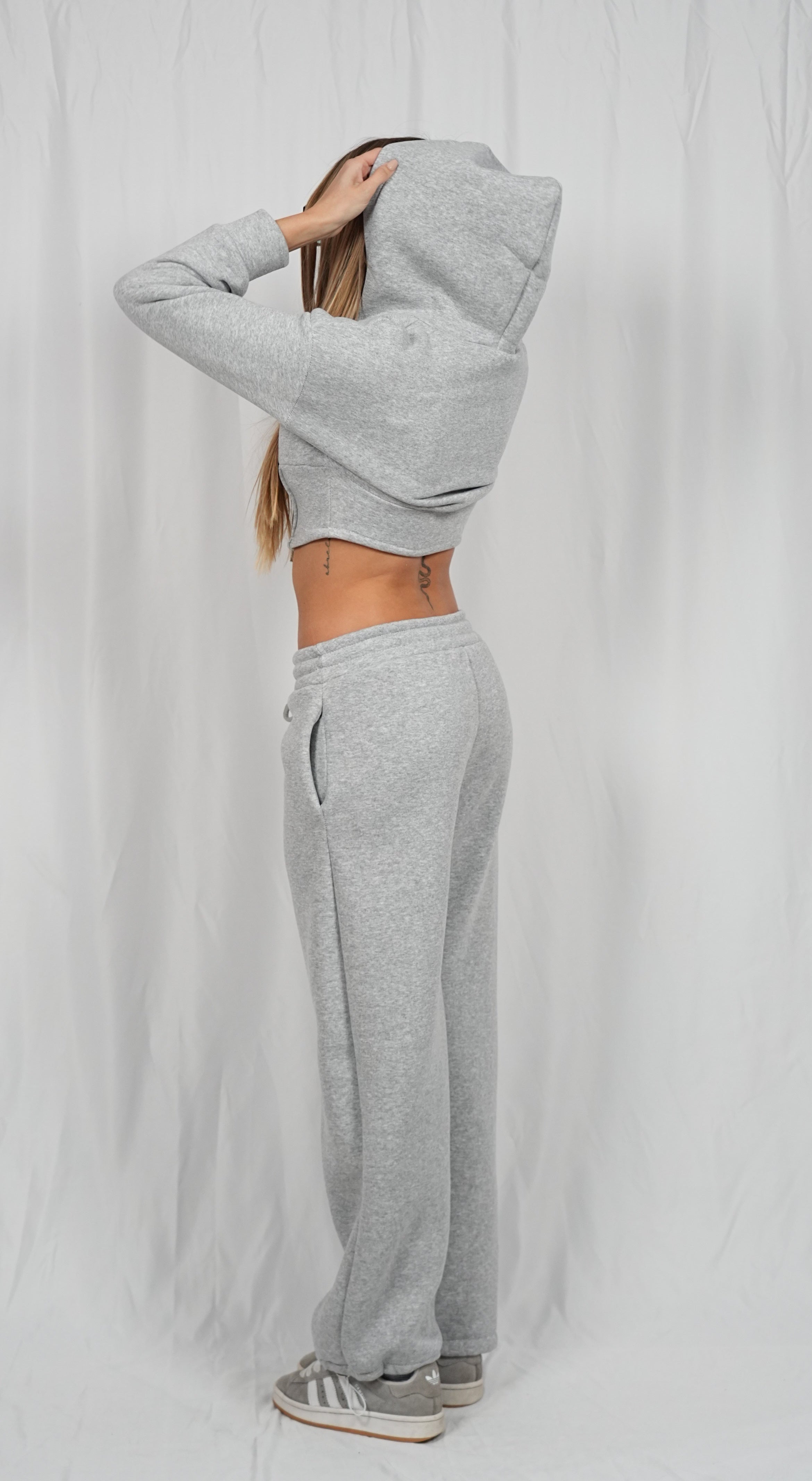 Coordinato Tuta Cherry Grey