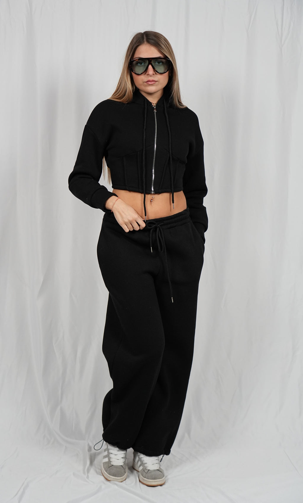 Coordinato Tuta Cherry Black