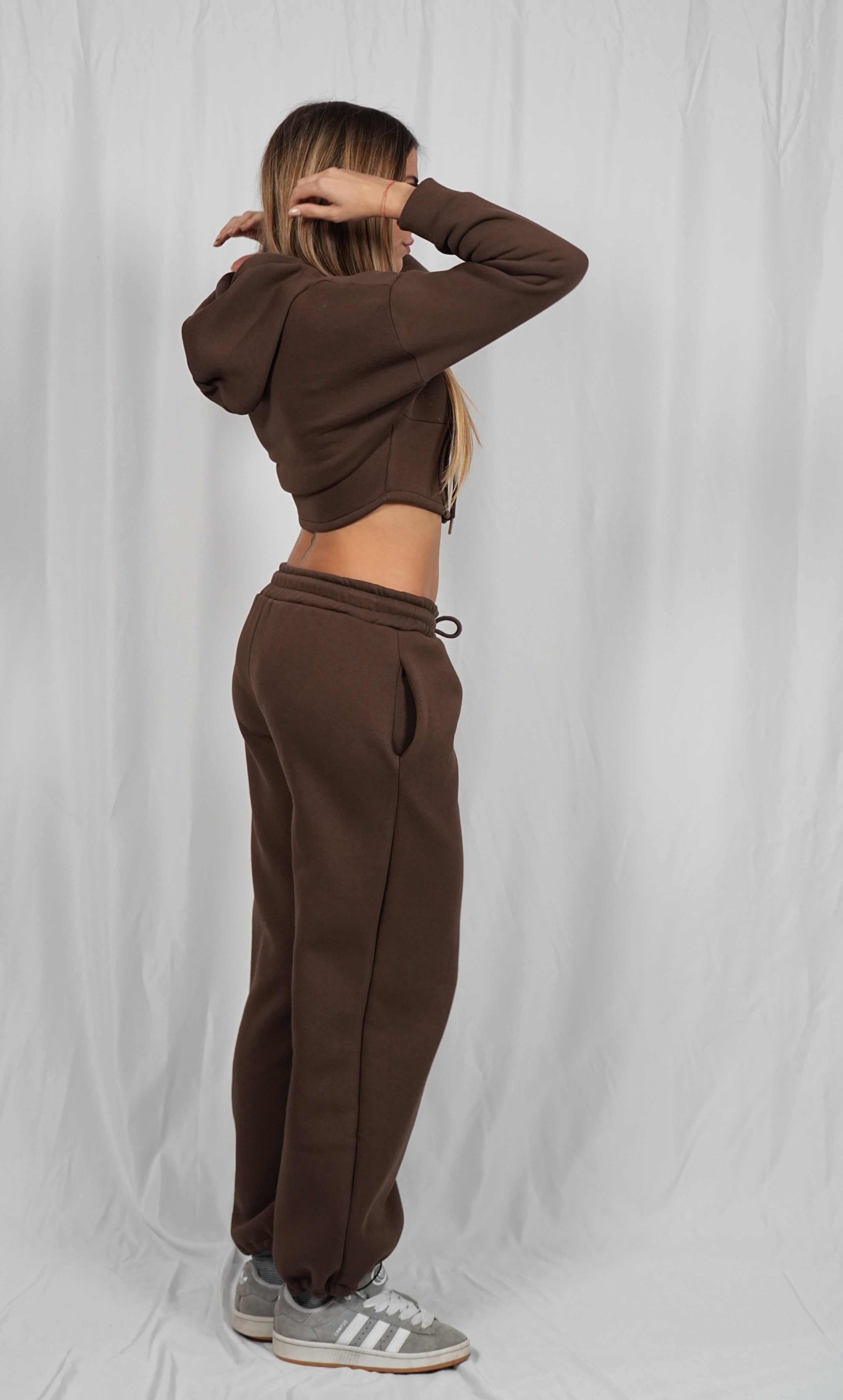 Coordinato Tuta Cherry Brown