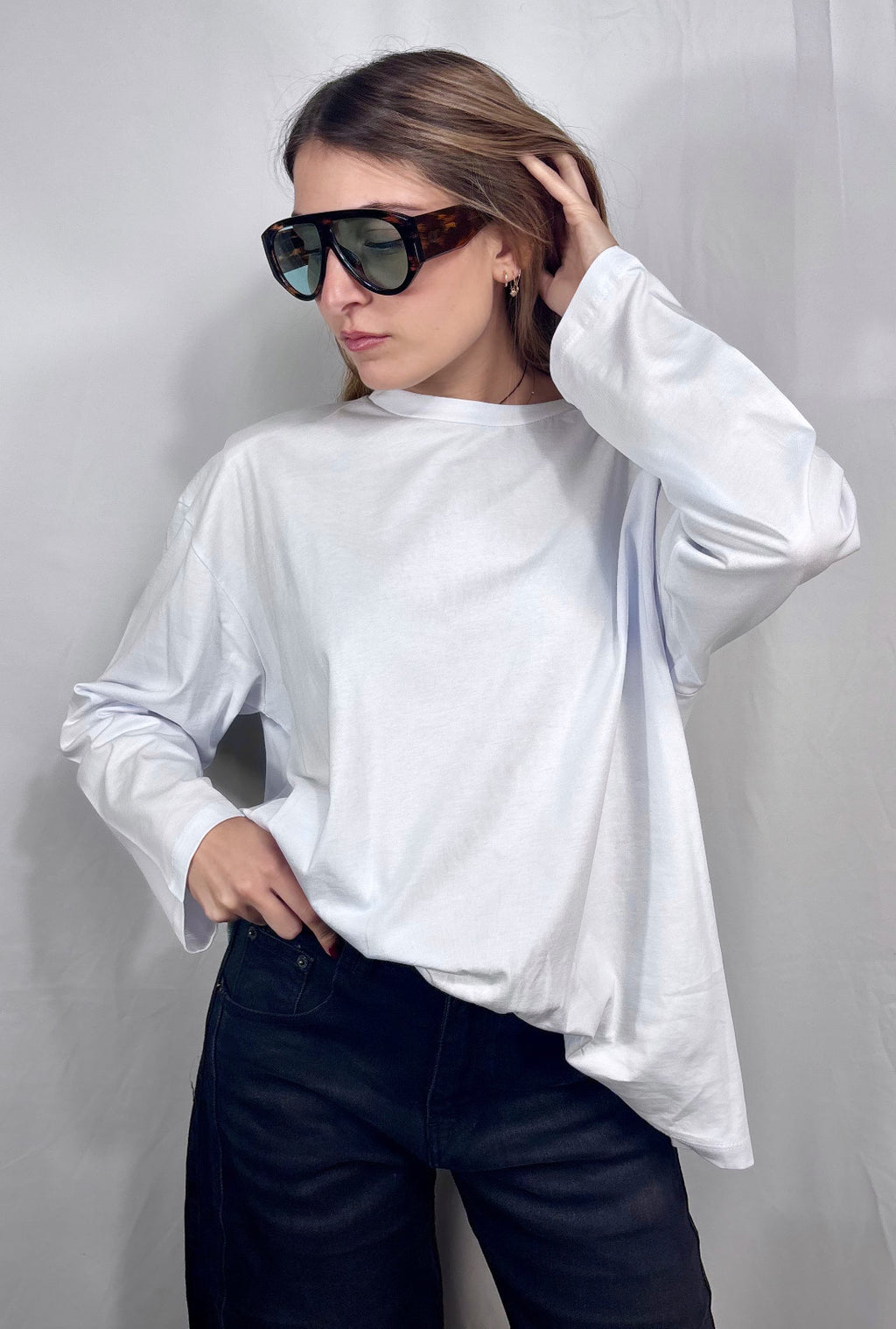 Long Sleeve basic con spalline