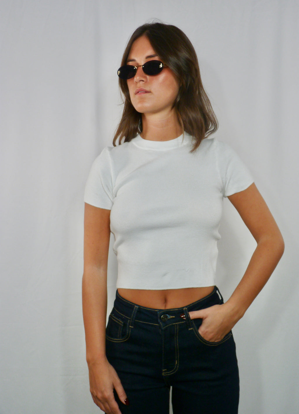 T-shirt in maglina White