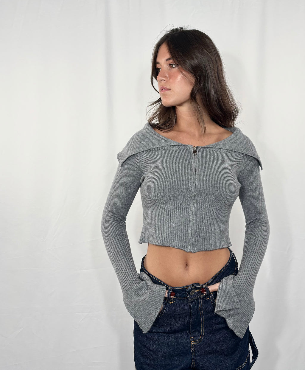 Maglioncino Baby Grey