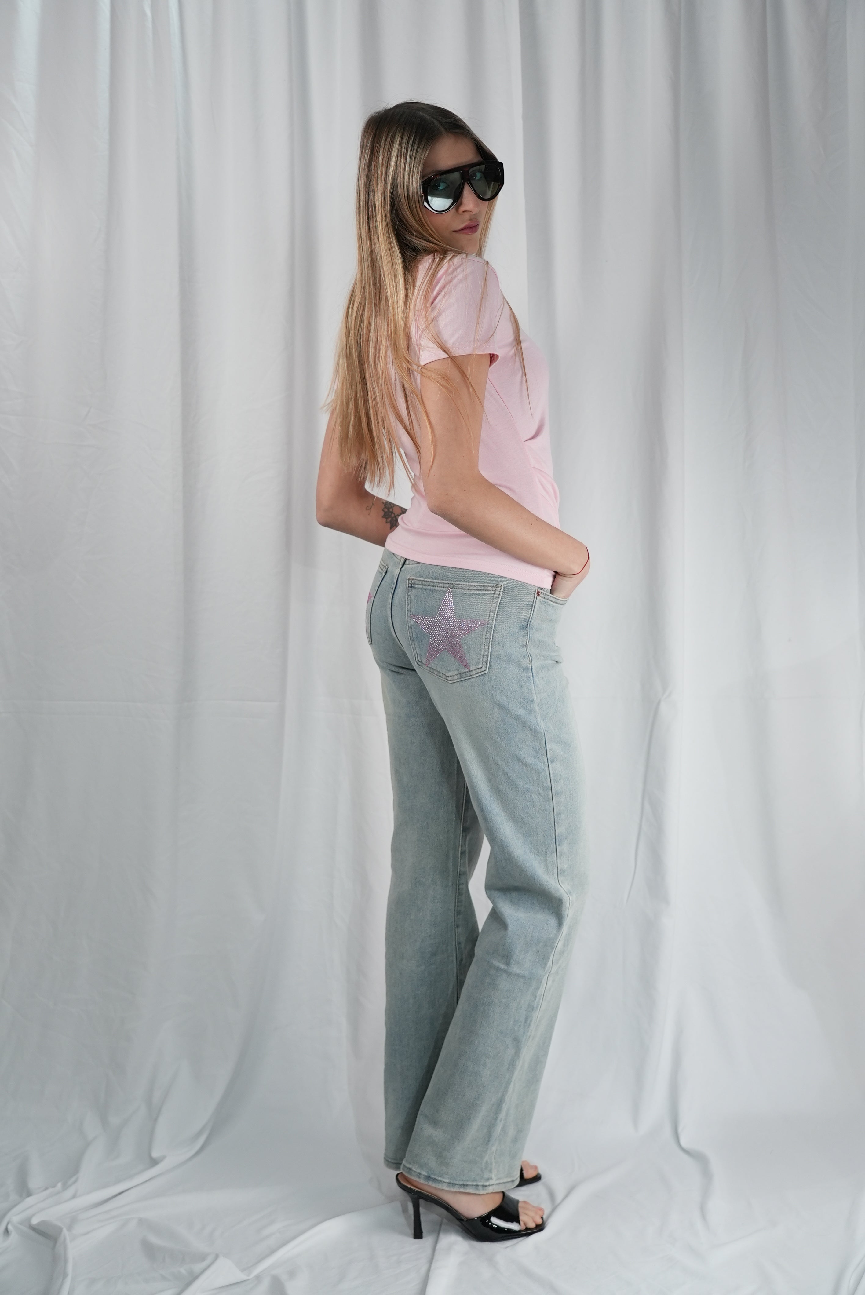 Jeans Star Pink Light
