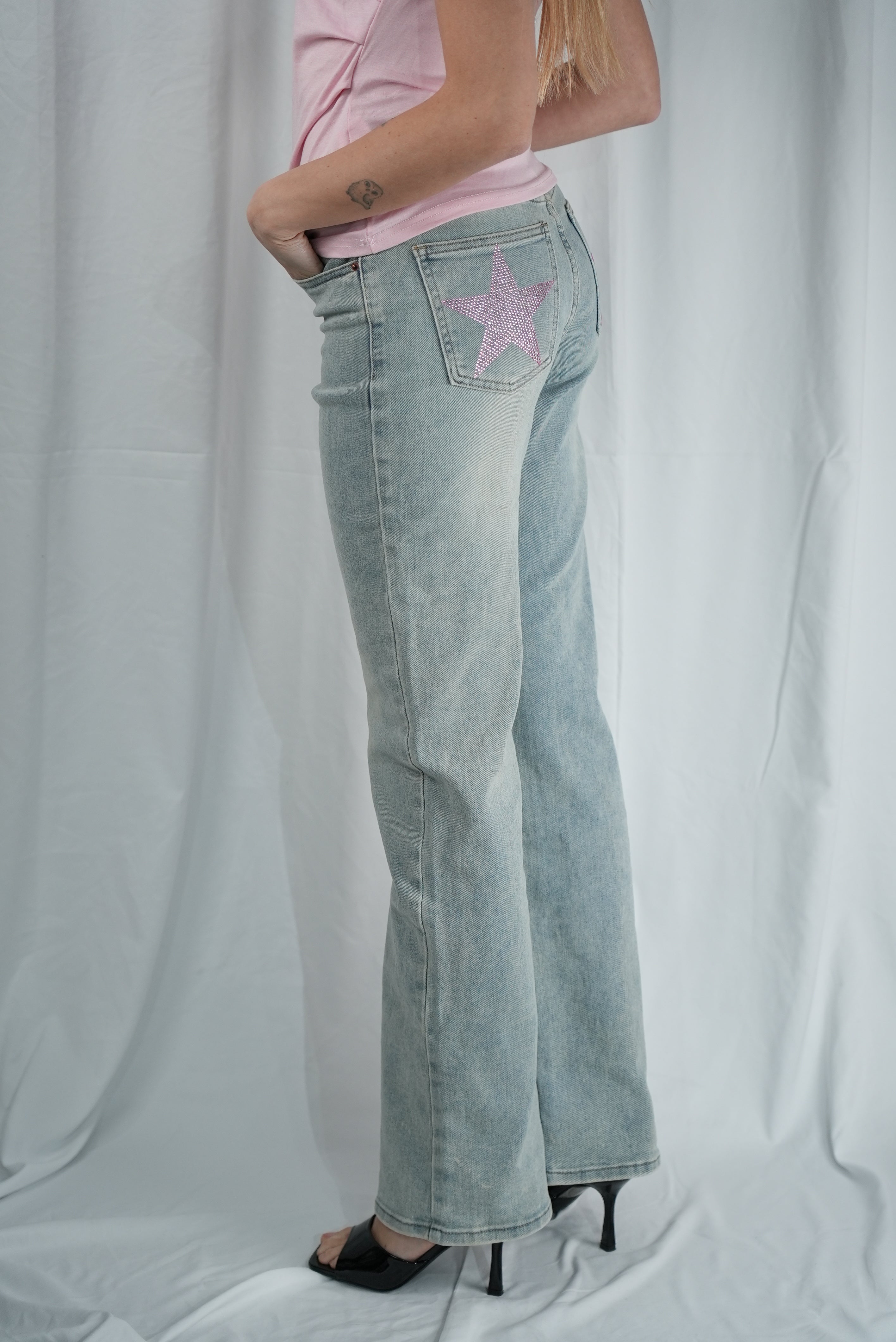 Jeans Star Pink Light