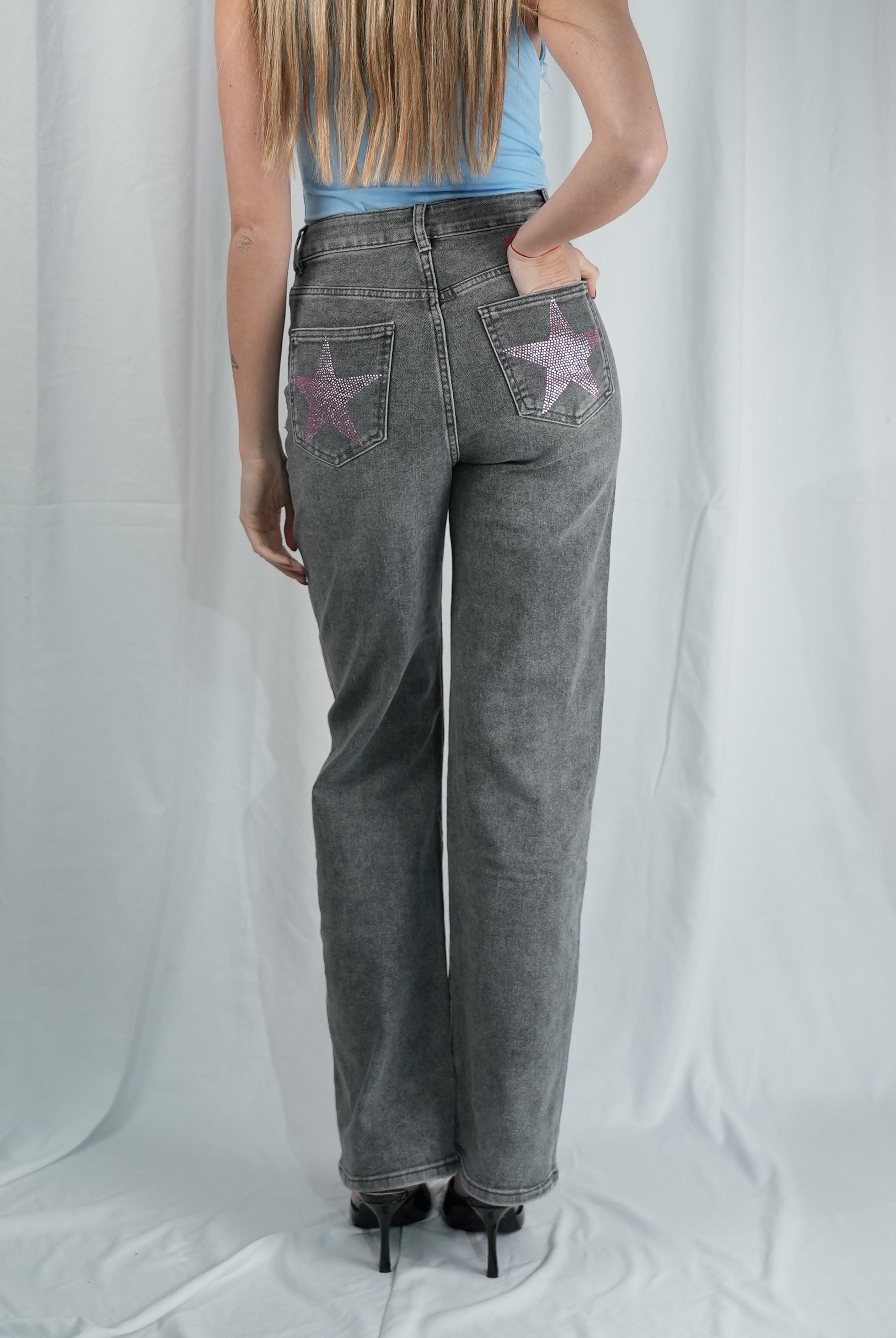 Jeans Star Pink Grey
