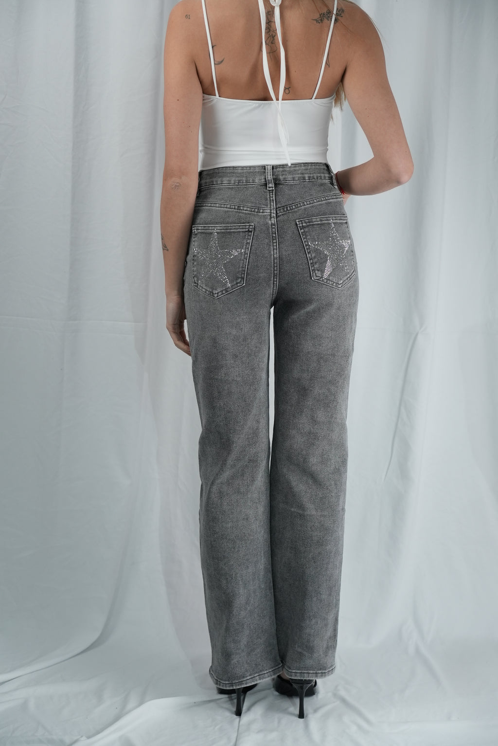 Jeans Star Silver Grey