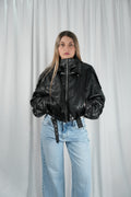 Jacket Ecopelle Zip Glossy
