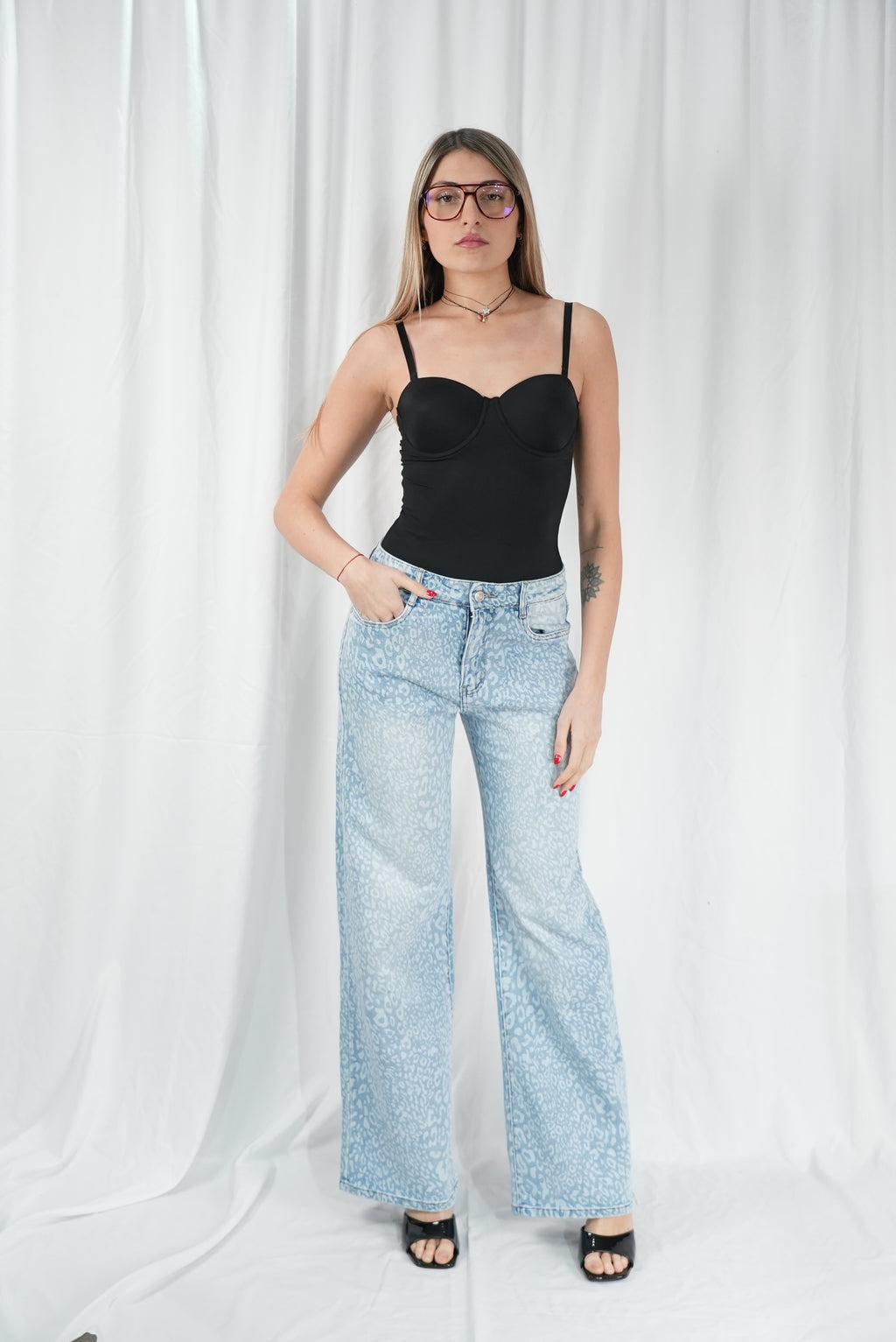 Jeans Leopard Clean