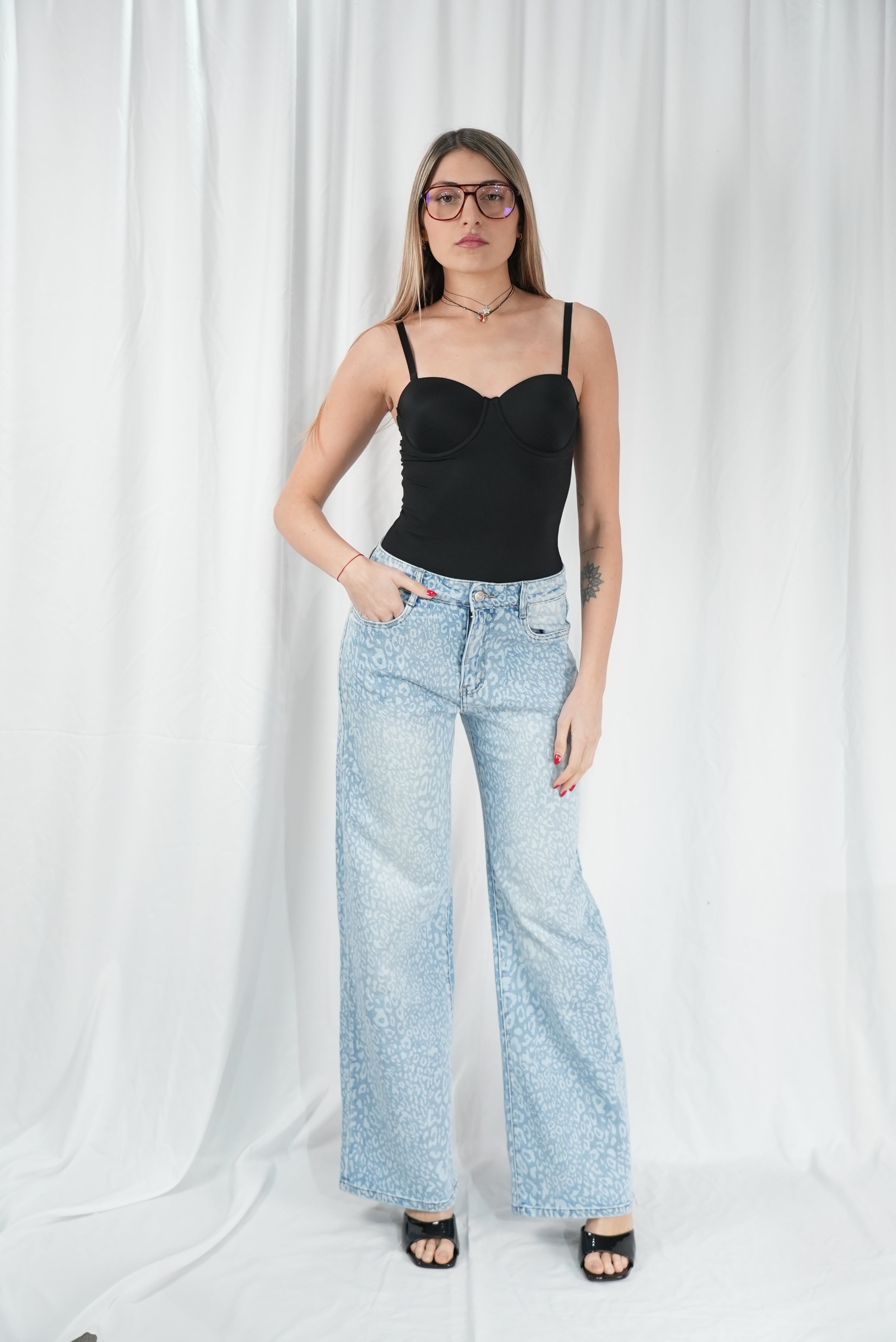 Jeans Leopard Clean