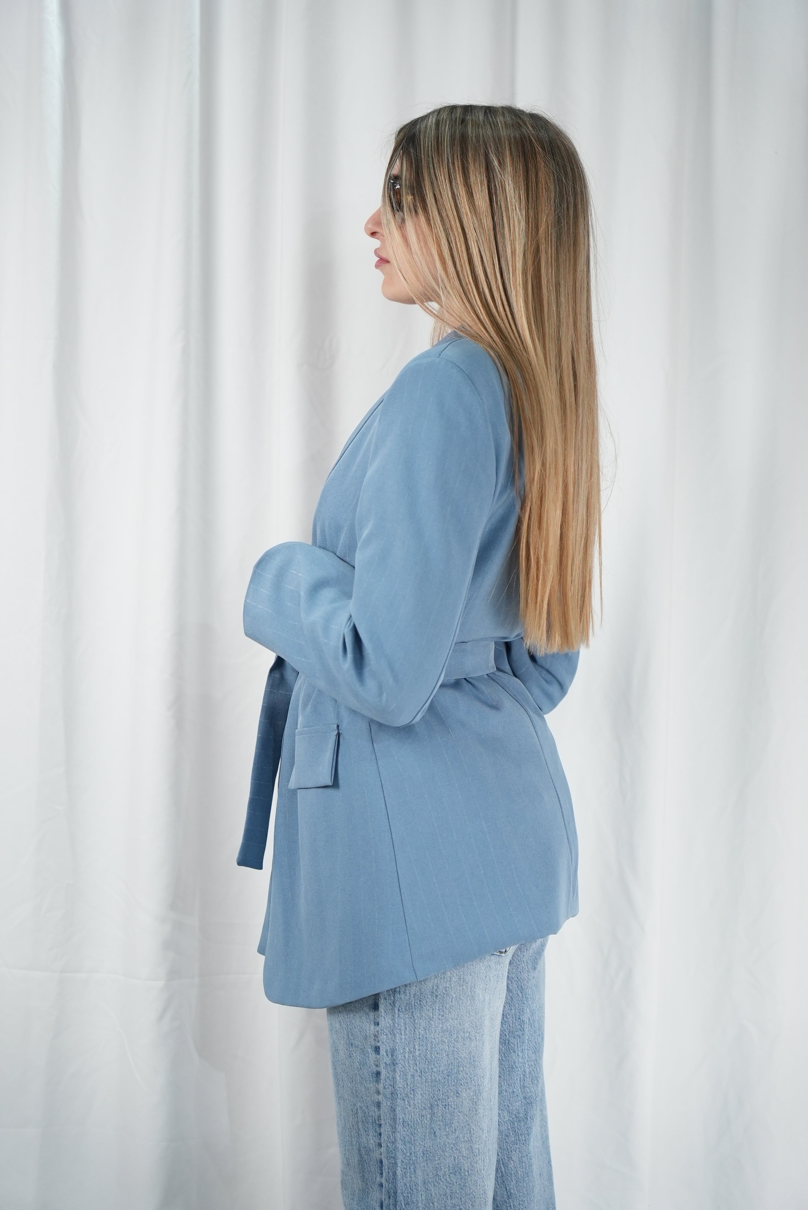 Giacca Lace Gessato